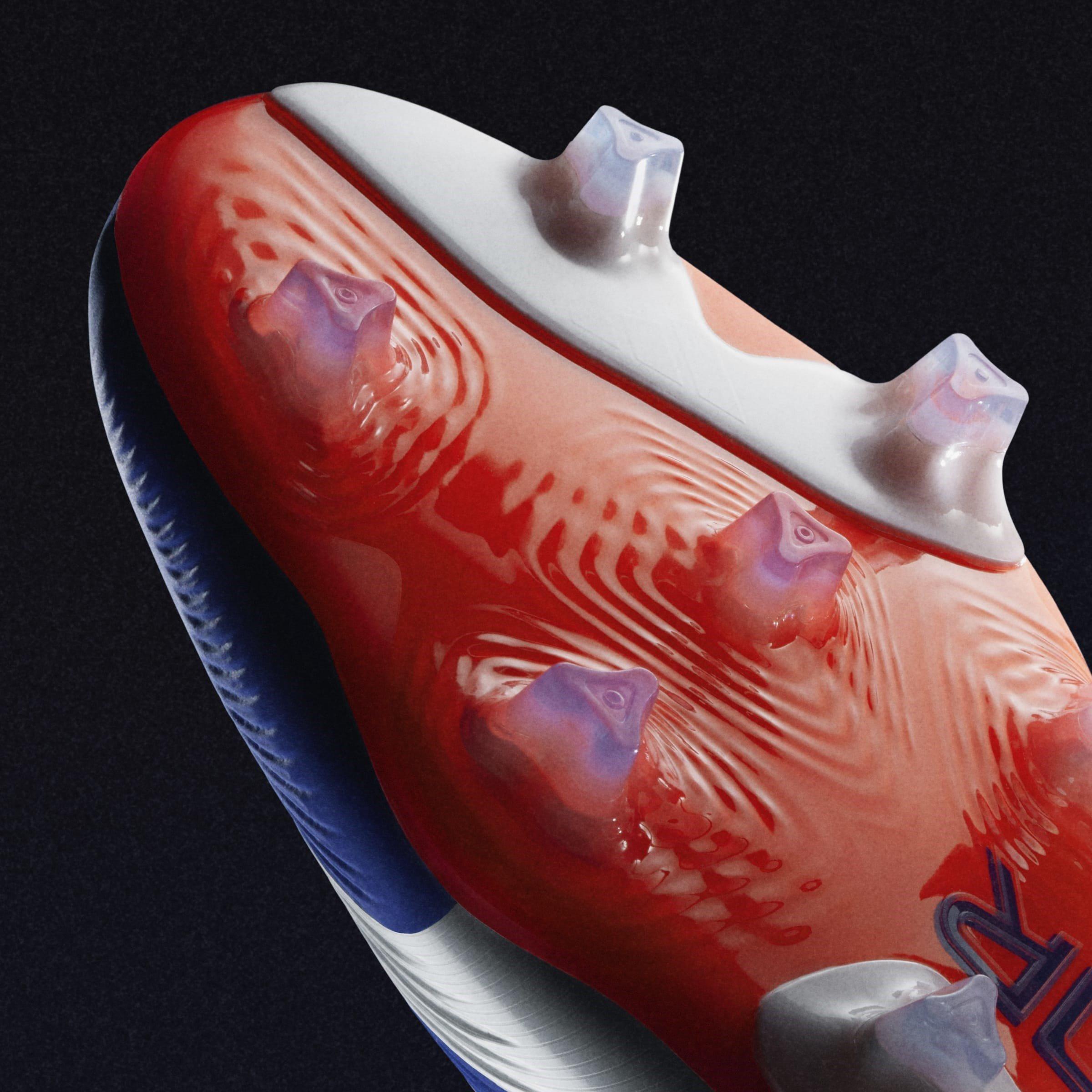Blue/Wht/Red - adidas - Predator 24 Elite Laceless Firm Ground Football Boots - 12