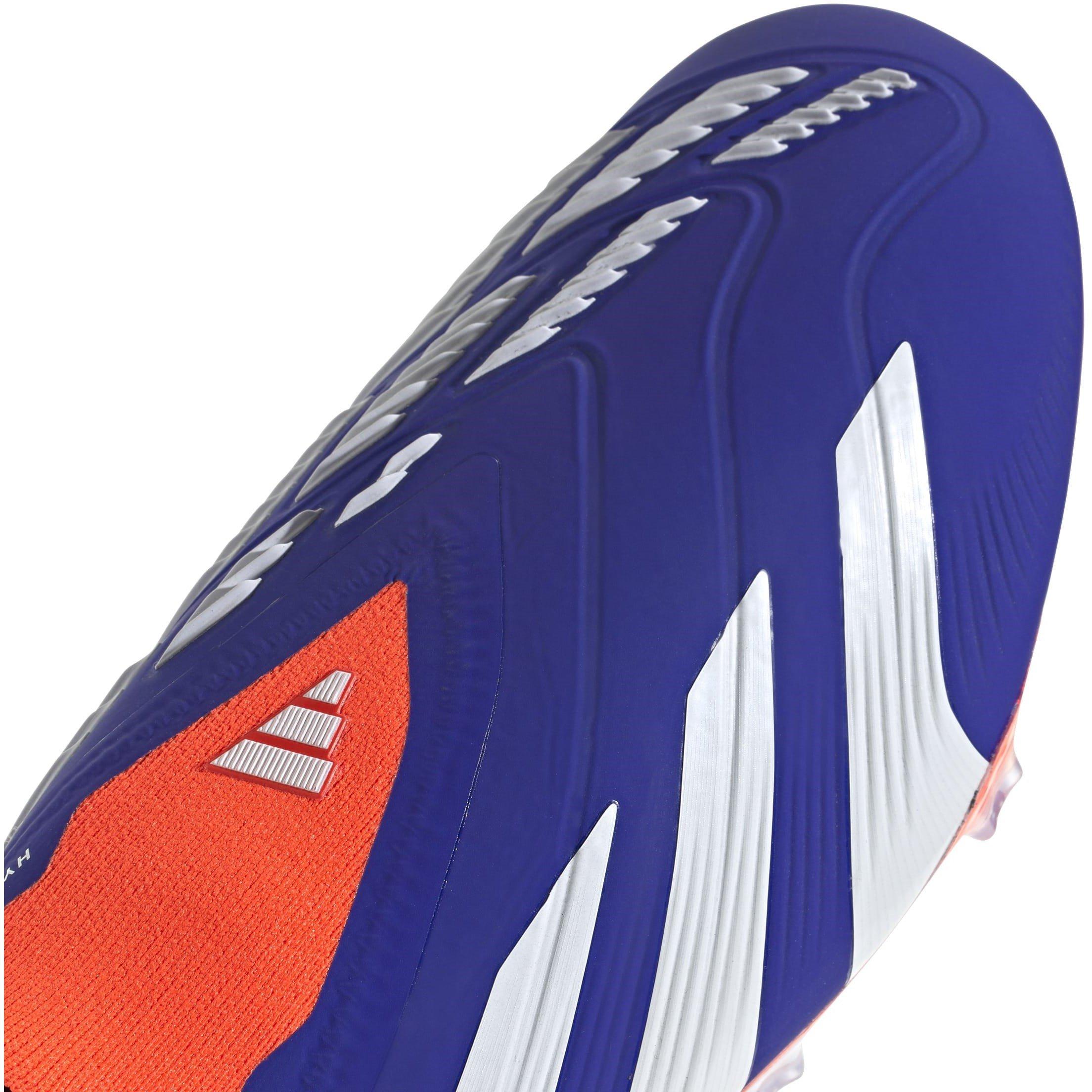 Blue/Wht/Red - adidas - Predator 24 Elite Laceless Firm Ground Football Boots - 8