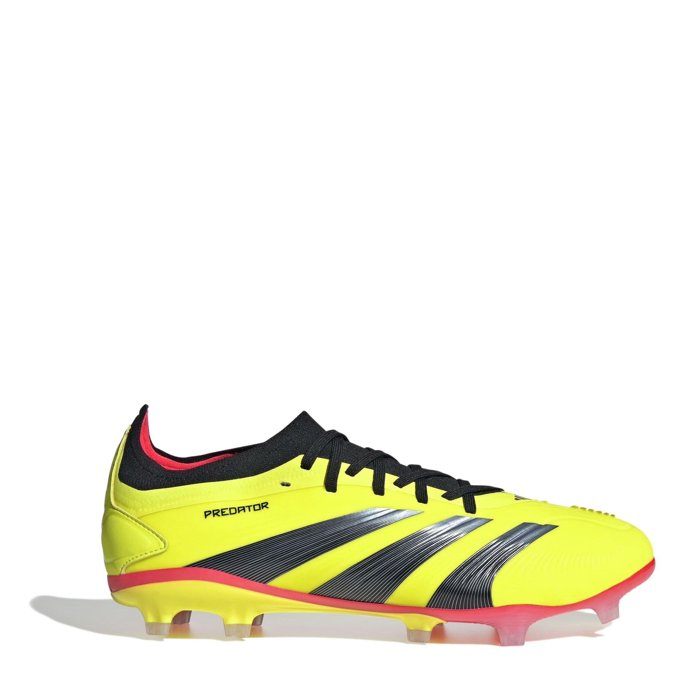 Yellow/Blk/Red - adidas - Predator 24 Pro Firm Ground Boots - 1