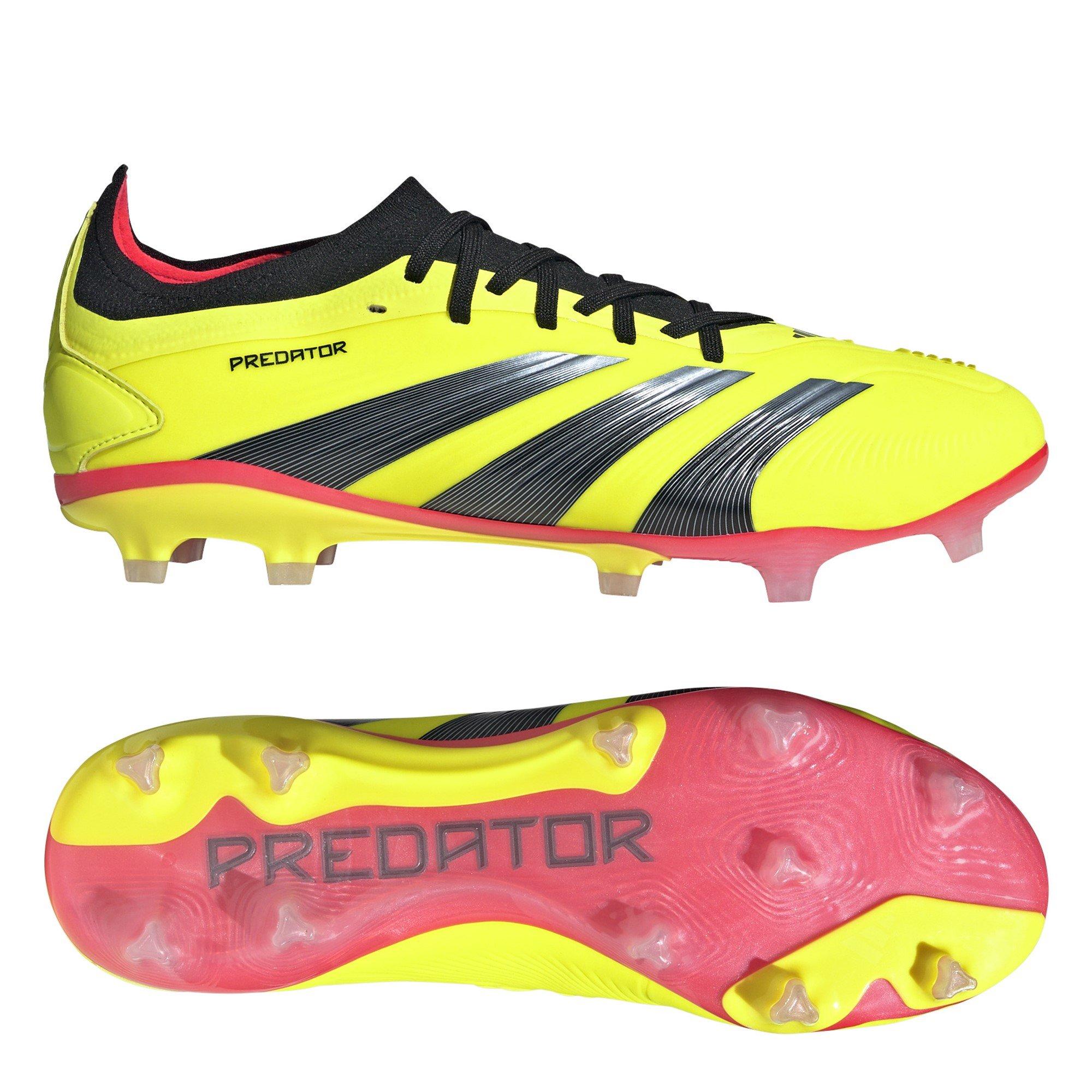 Amarelo/Preto/Vermelho - adidas - Predator 24 Pro Firm Ground Boots - 10