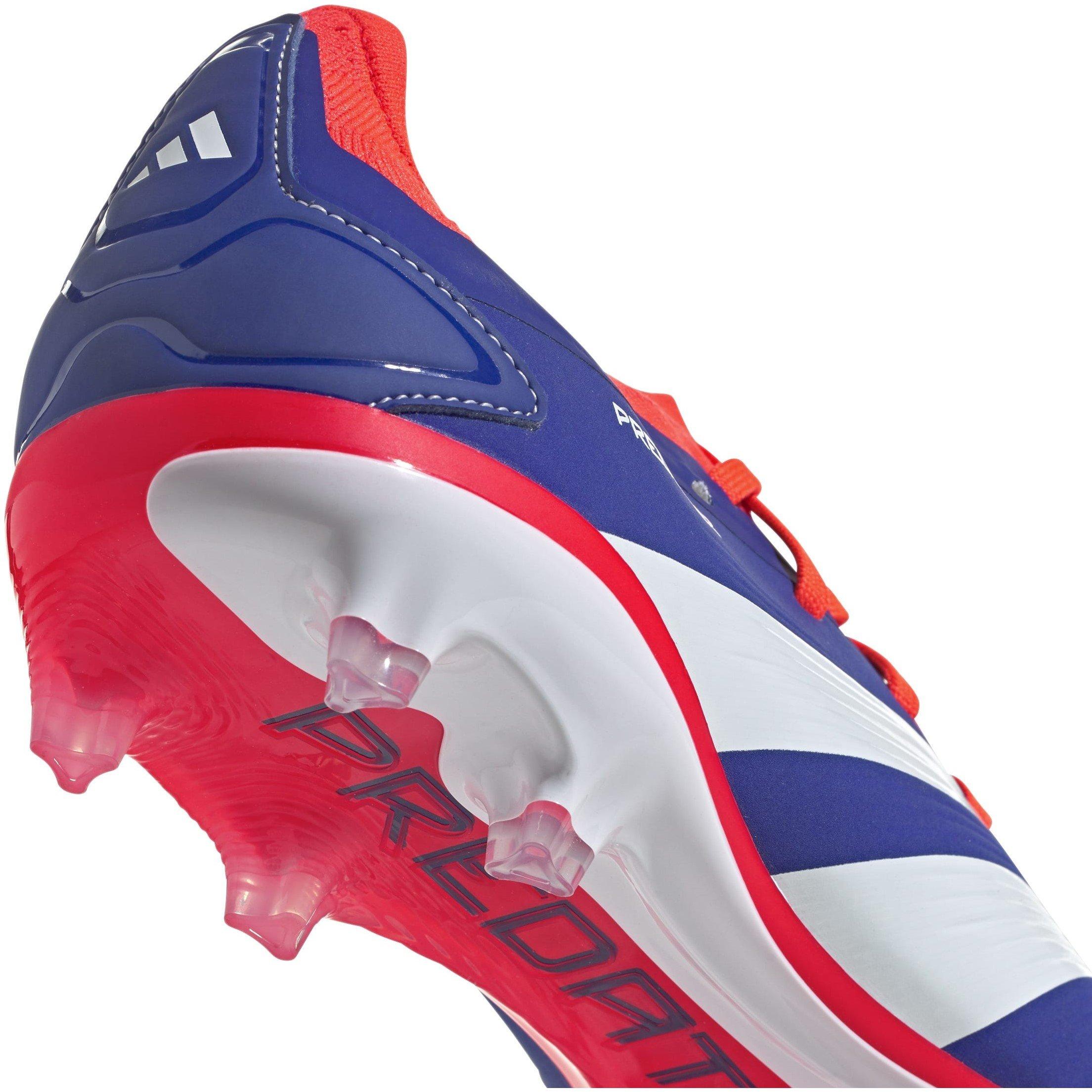 Blue/Wht/Red - adidas - Predator 24 Pro Firm Ground Boots - 7