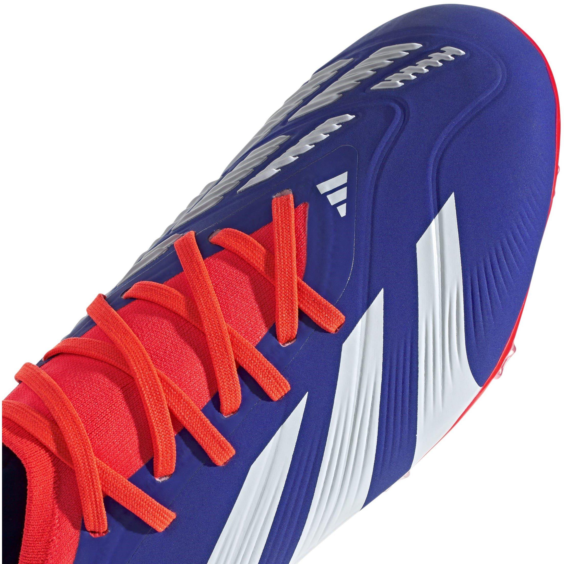 Blue/Wht/Red - adidas - Predator 24 Pro Firm Ground Boots - 8