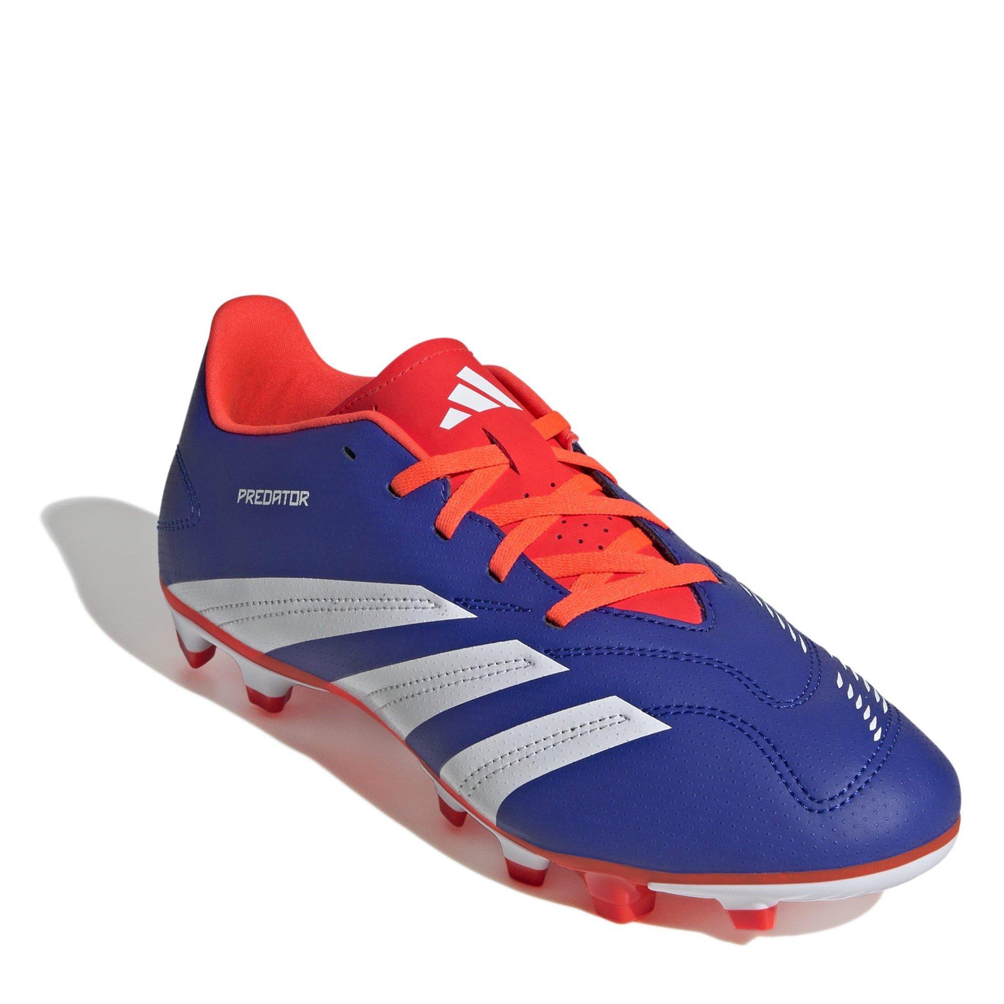 Blue/Wht/Red - adidas - Predator 24 Club Flexible Ground Football Boots - 3