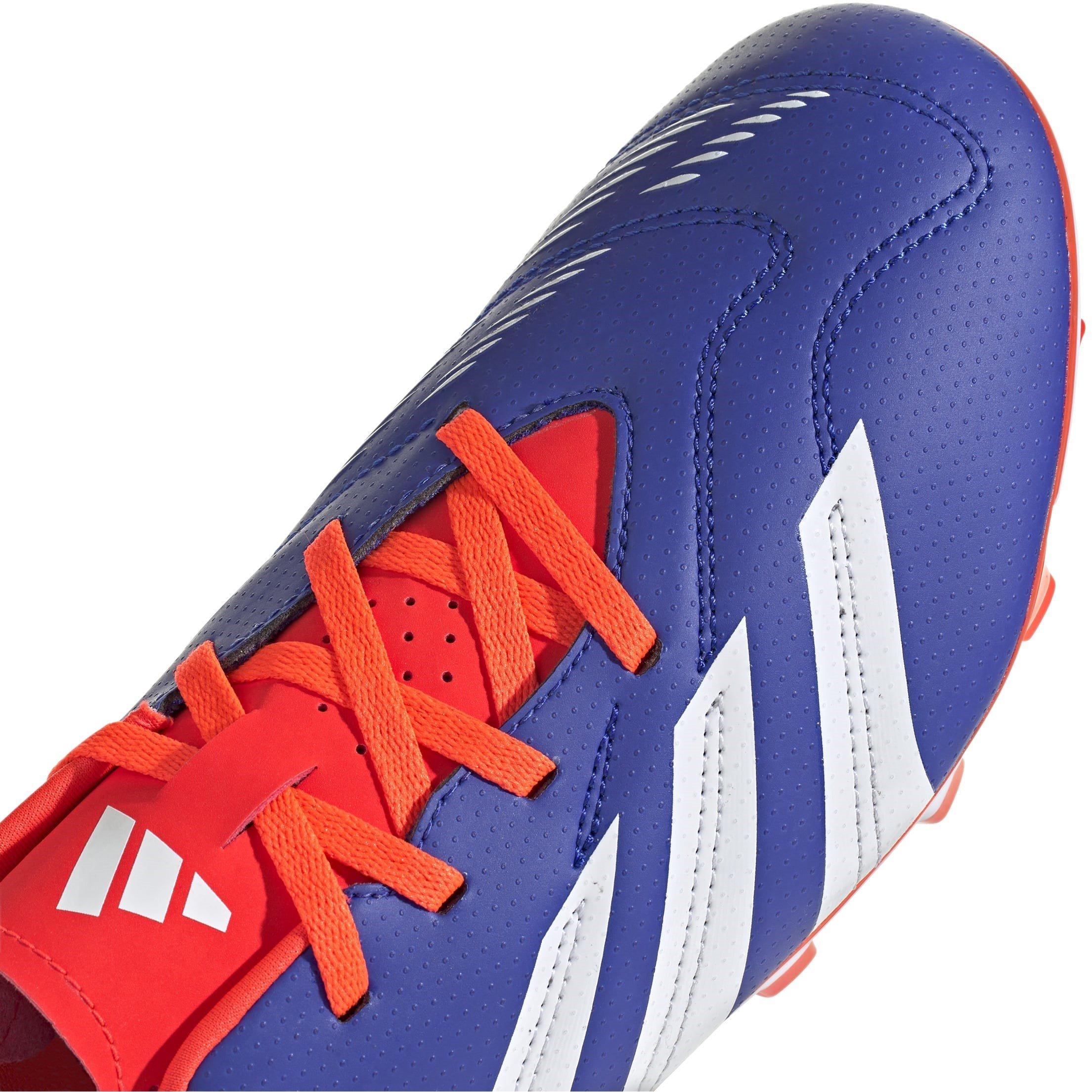 Blue/Wht/Red - adidas - Predator 24 Club Flexible Ground Football Boots - 8