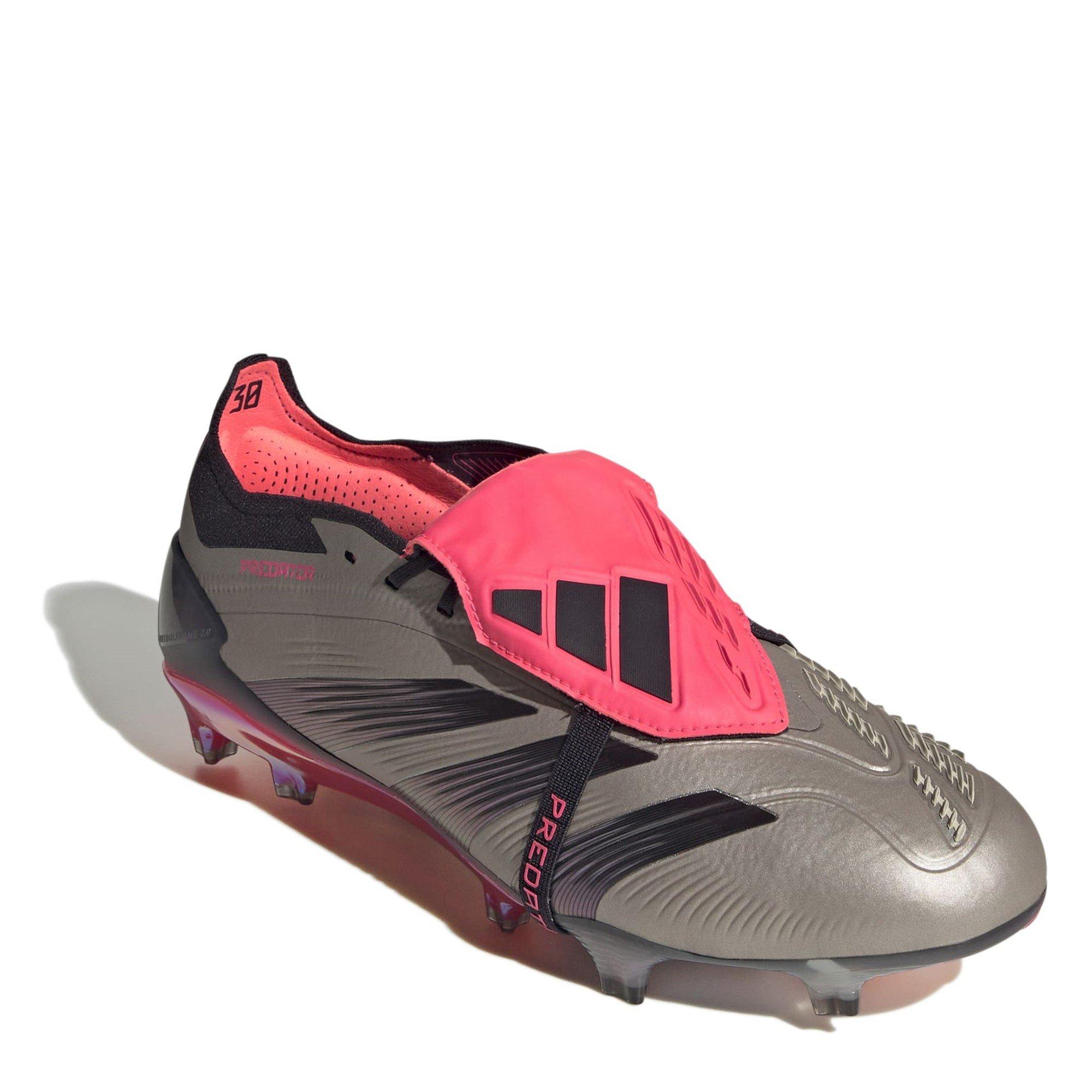 Argento/Nero - adidas - Predator Elite Foldover Tongue Firm Ground Football Boots - 3