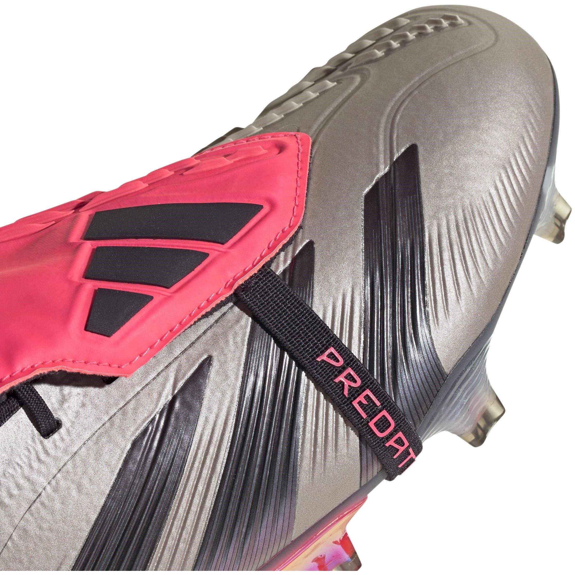 Argento/Nero - adidas - Predator Elite Foldover Tongue Firm Ground Football Boots - 7