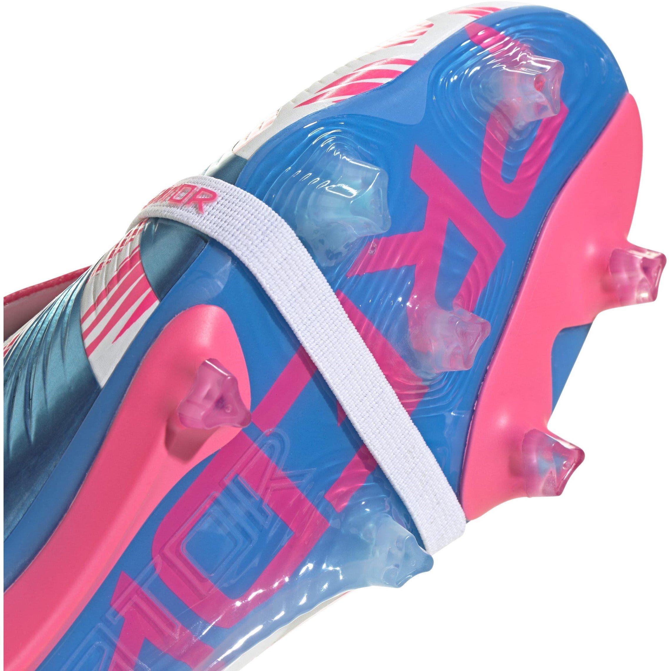 White/Pink - adidas - Predator Elite Foldover Tongue Firm Ground Football Boots - 7