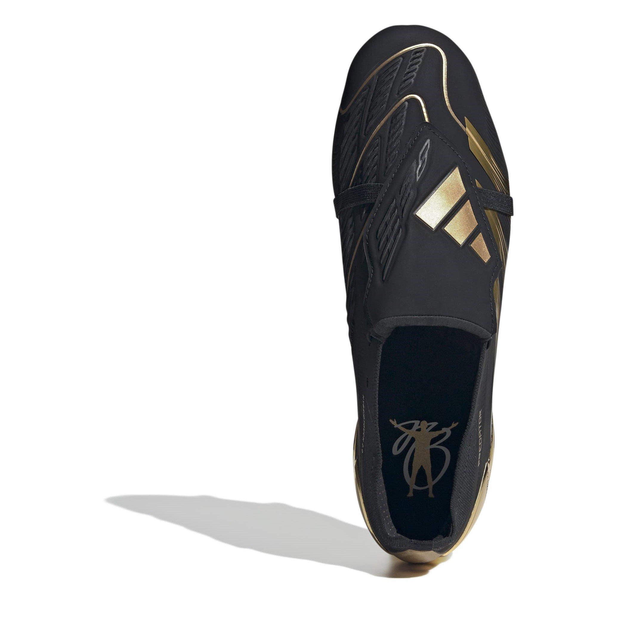 Noir/Or - adidas - Predator Elite Foldover Tongue Firm Ground Football Boots - 5
