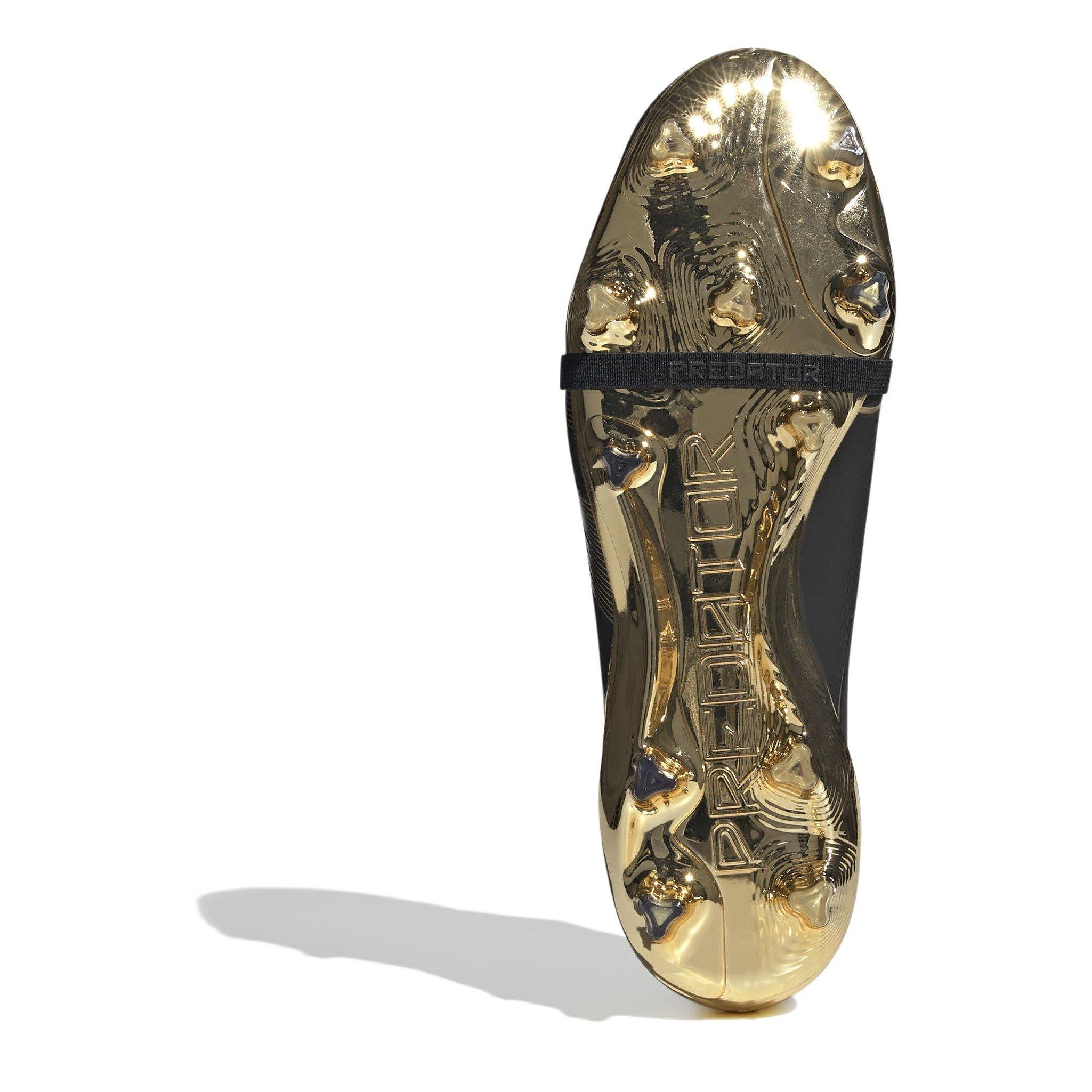 Noir/Or - adidas - Predator Elite Foldover Tongue Firm Ground Football Boots - 6