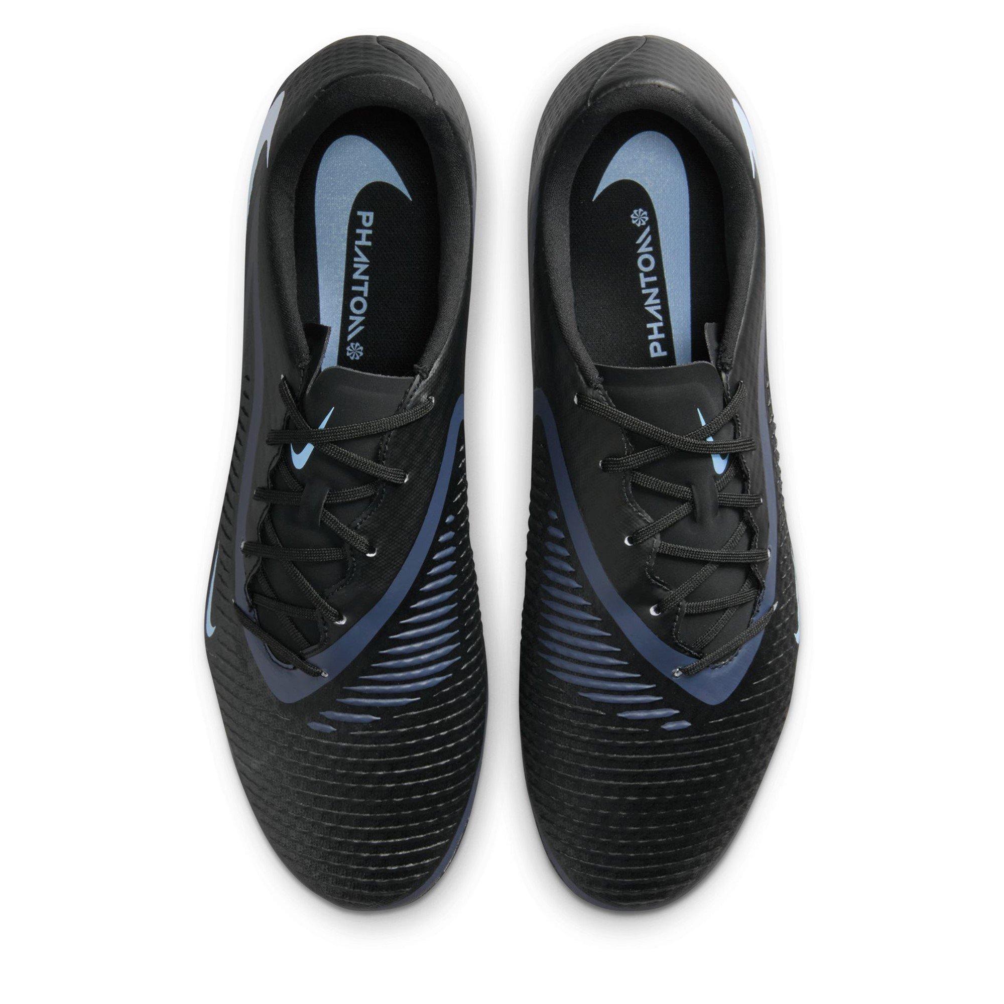 Black/Black - Nike - Phantom 6 Low Academy Adults Firm Ground Football Boots - 6