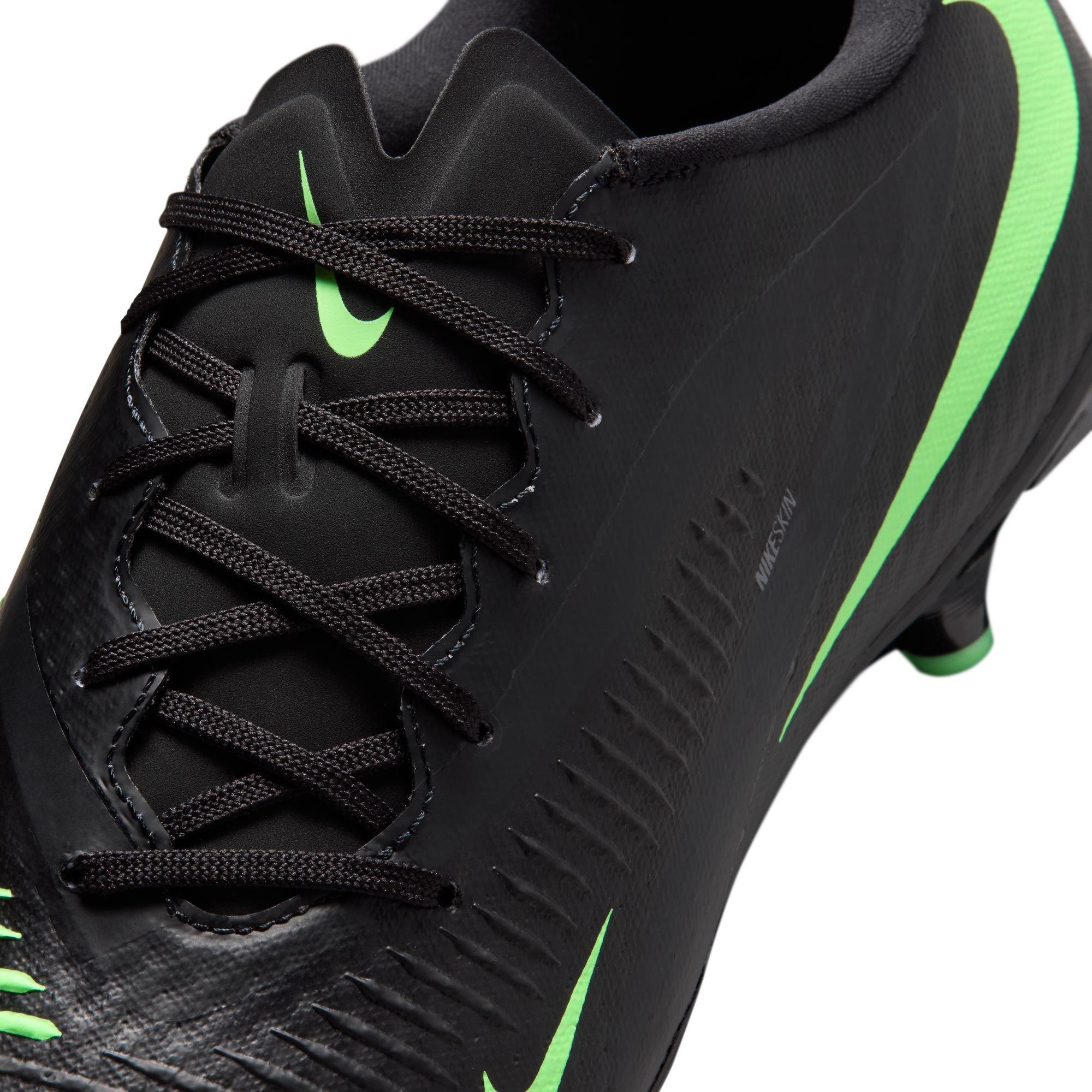 Black/Green - Nike - Phantom 6 Low Academy Adults Firm Ground Football Boots - 7
