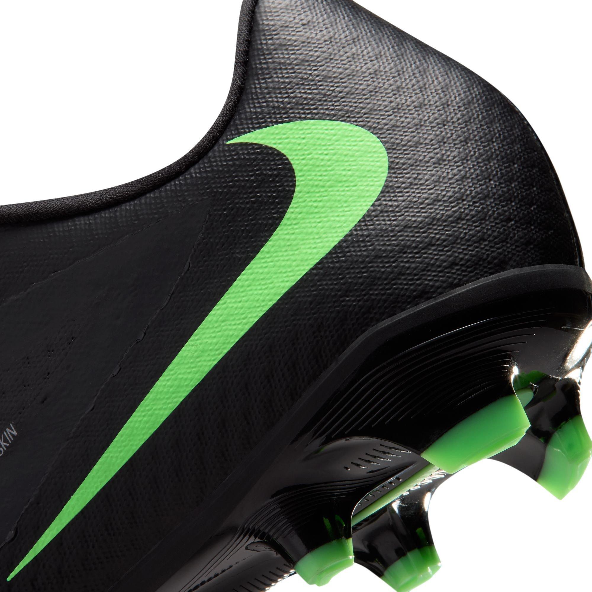 Black/Green - Nike - Phantom 6 Low Academy Adults Firm Ground Football Boots - 8