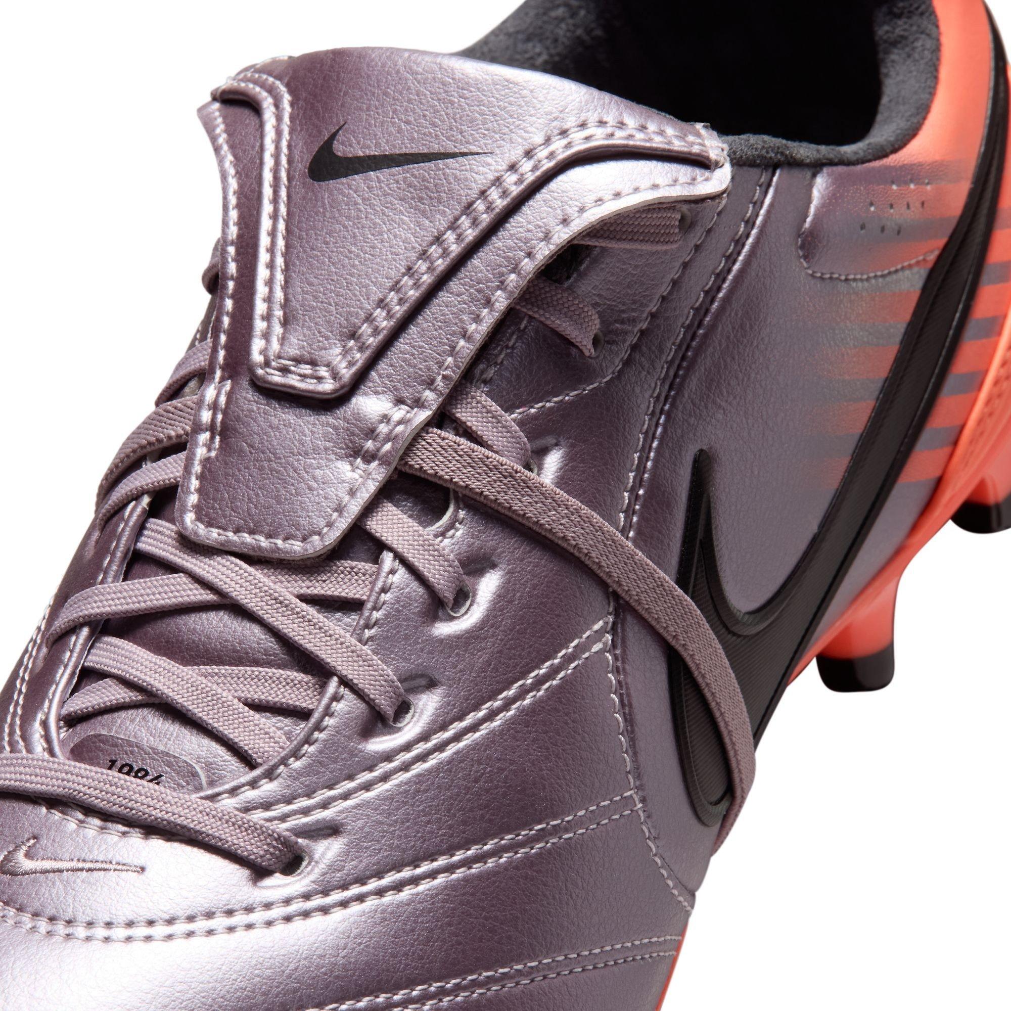 Purple/Red - Nike - Mens Nike Tempo Liger Folded- Tongue Firm Ground Football Boots - 7