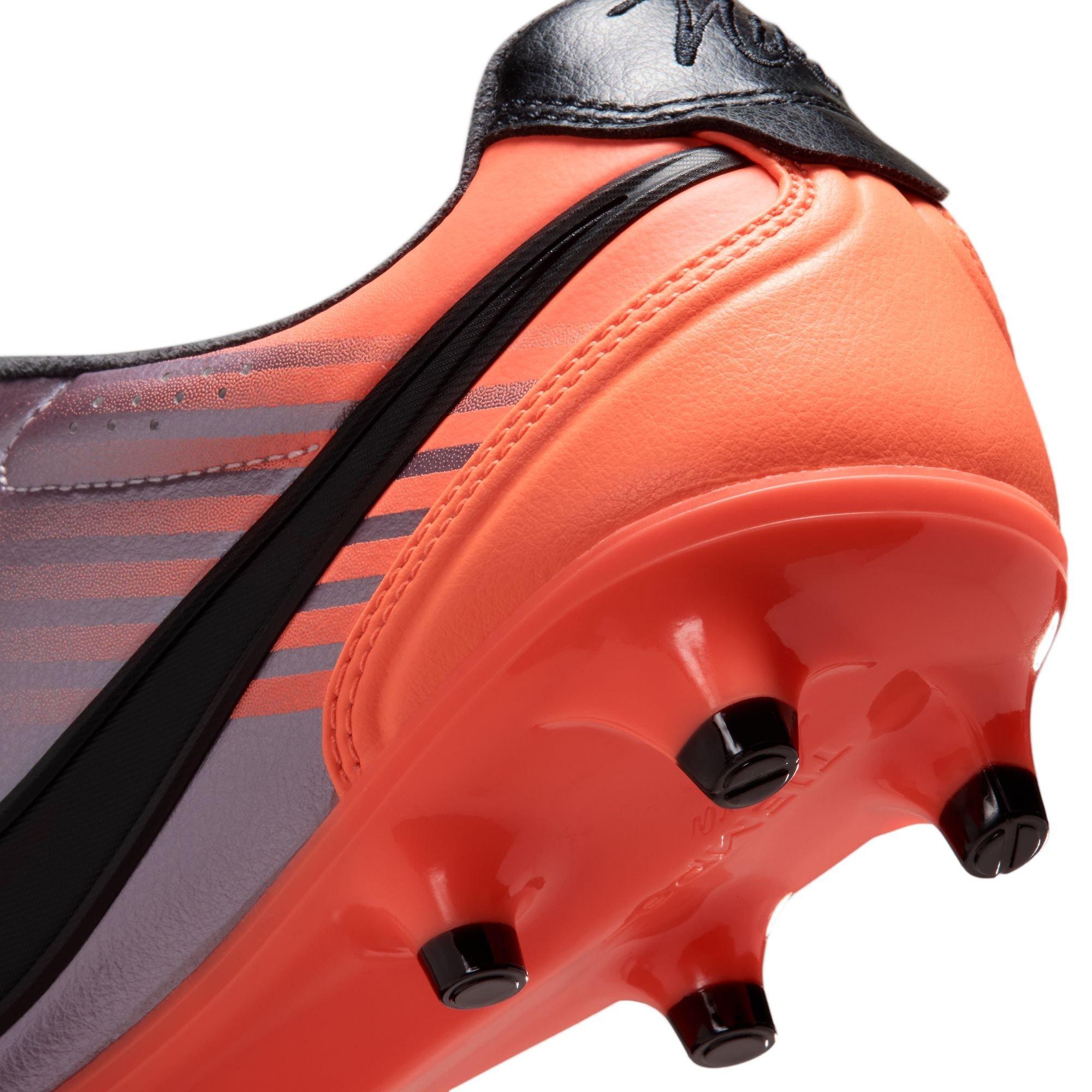 Purple/Red - Nike - Mens Nike Tempo Liger Folded- Tongue Firm Ground Football Boots - 8