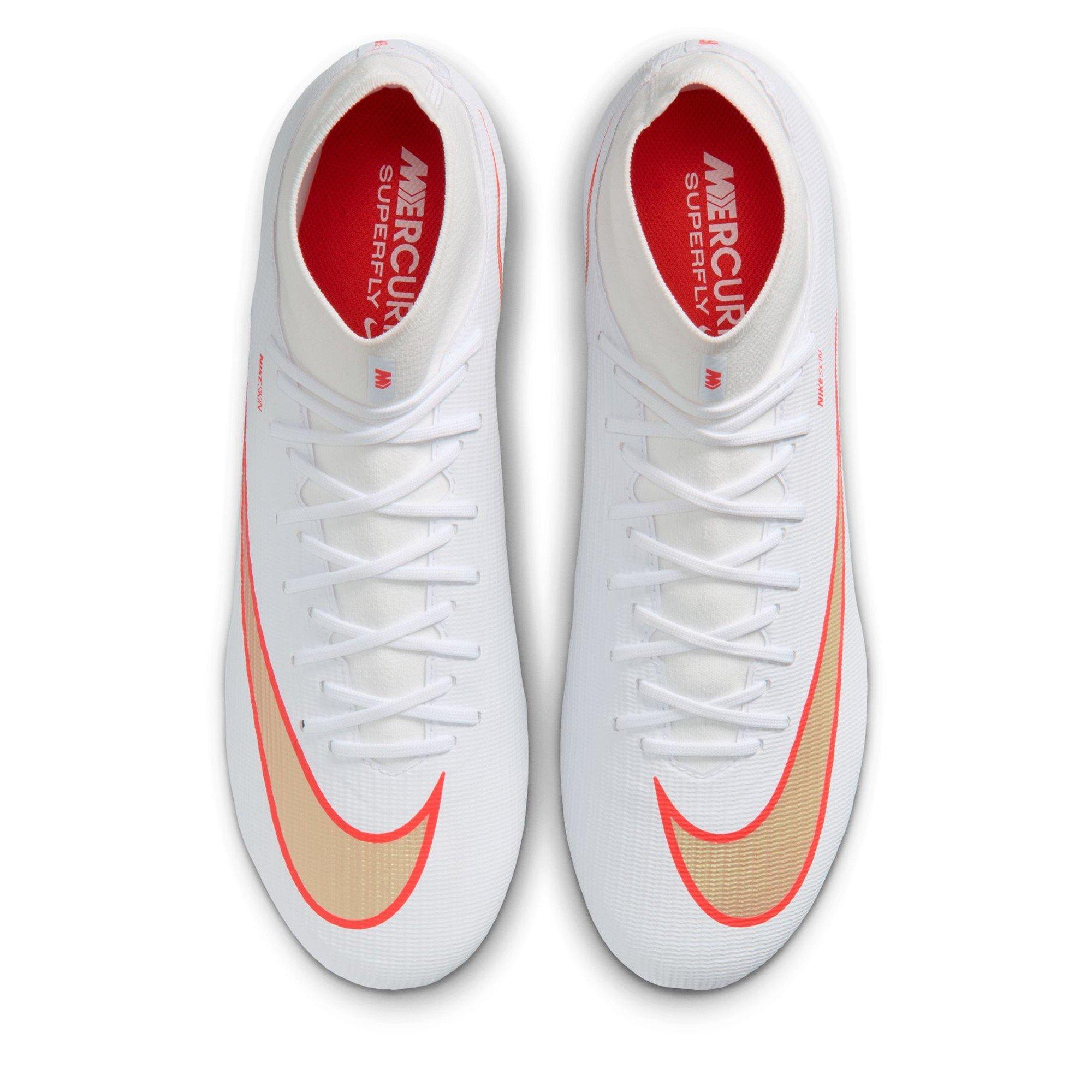 White/Red - Nike - Men's Superfly 11 Academy Firm Ground Football Boots - 6