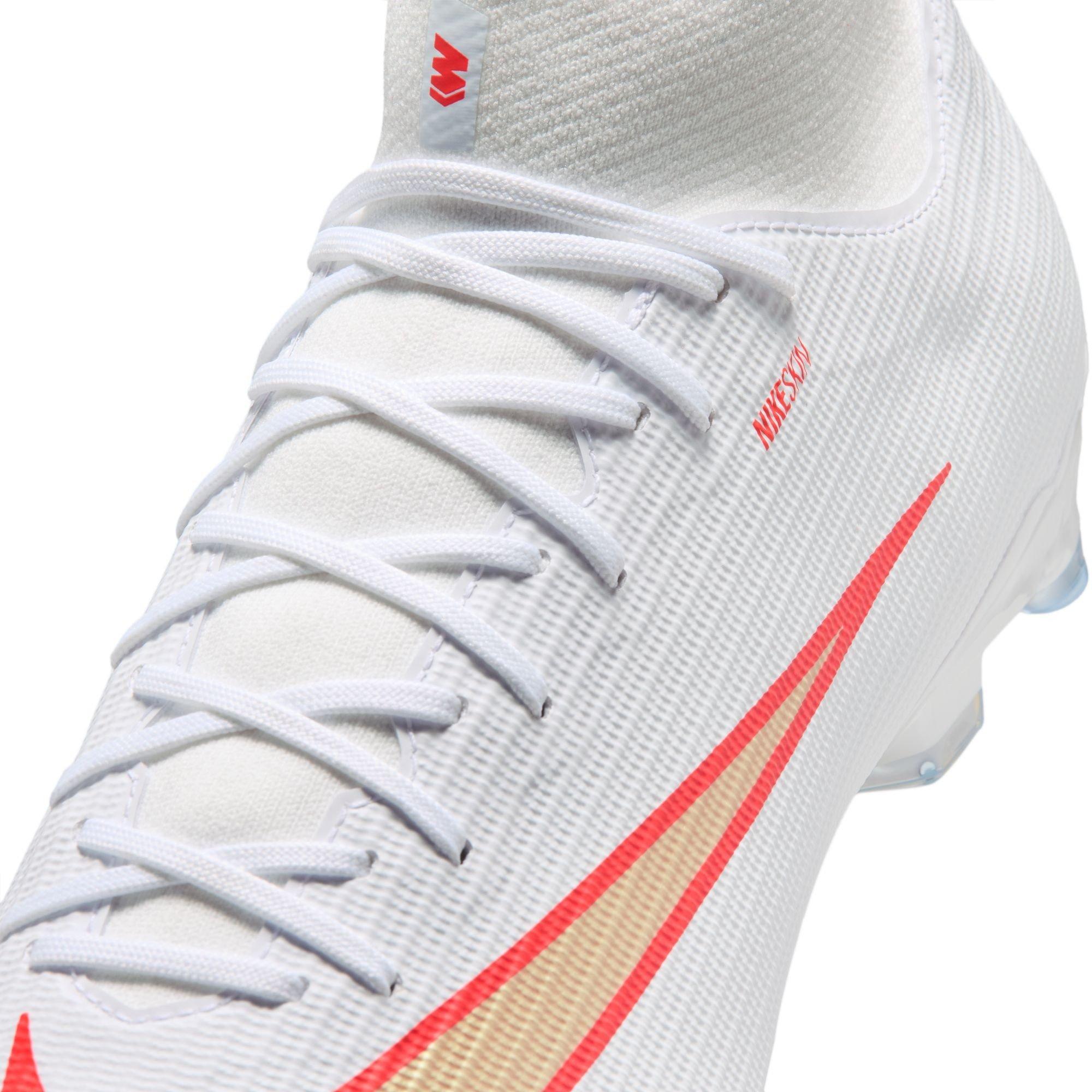 White/Red - Nike - Men's Superfly 11 Academy Firm Ground Football Boots - 8