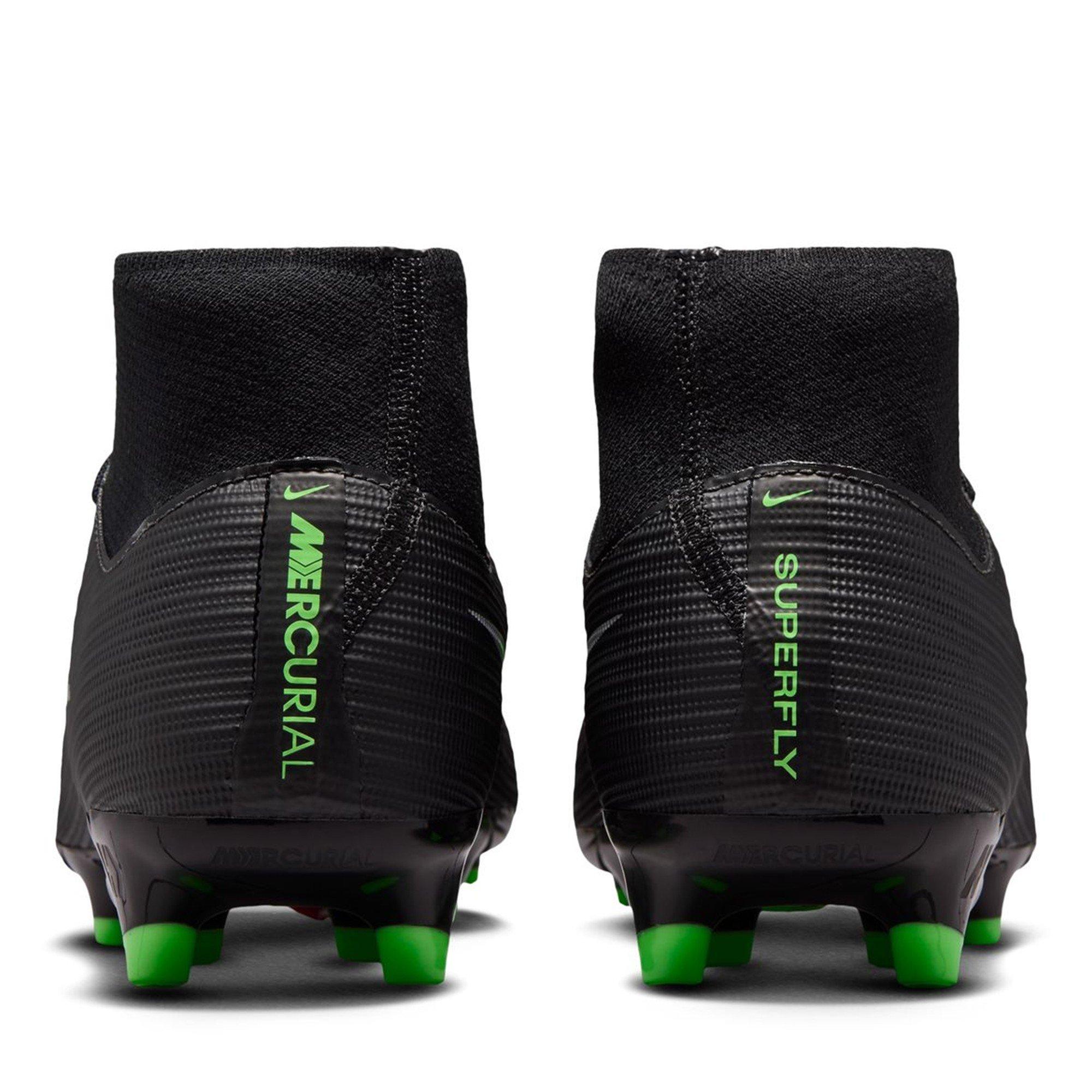 Schwarz/Grün - Nike - Men's Superfly 11 Academy Firm Ground Football Boots - 5