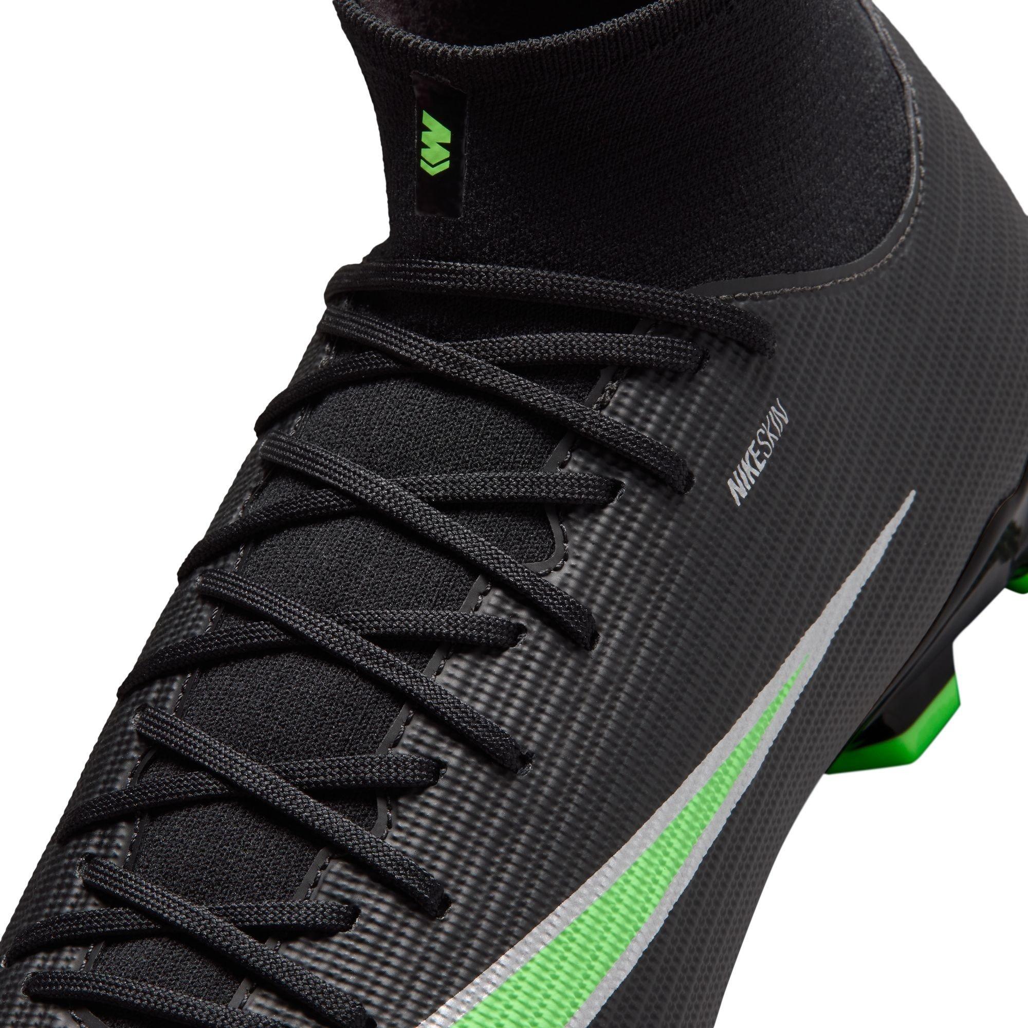 Schwarz/Grün - Nike - Men's Superfly 11 Academy Firm Ground Football Boots - 8