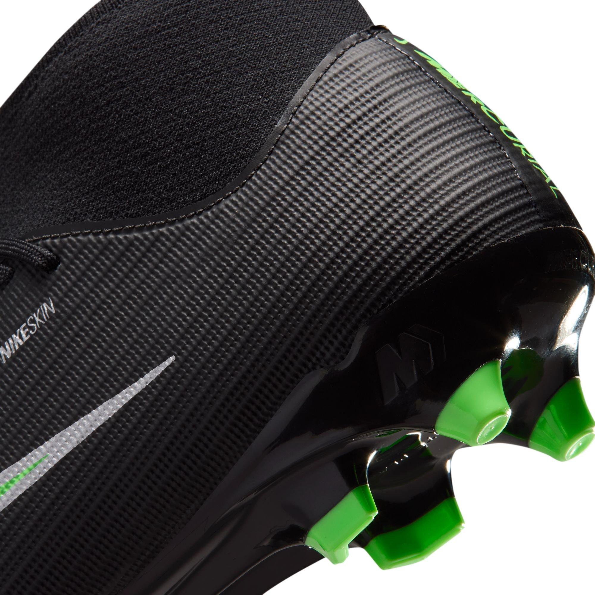 Schwarz/Grün - Nike - Men's Superfly 11 Academy Firm Ground Football Boots - 9