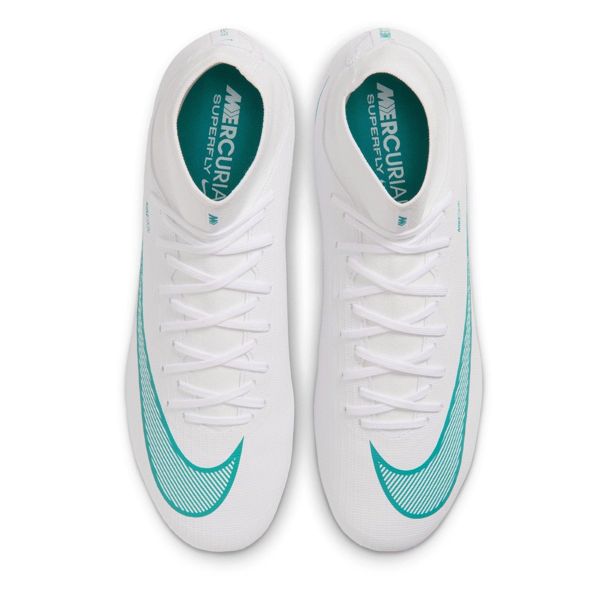 White/Cactus - Nike - Men's Superfly 11 Academy Firm Ground Football Boots - 6