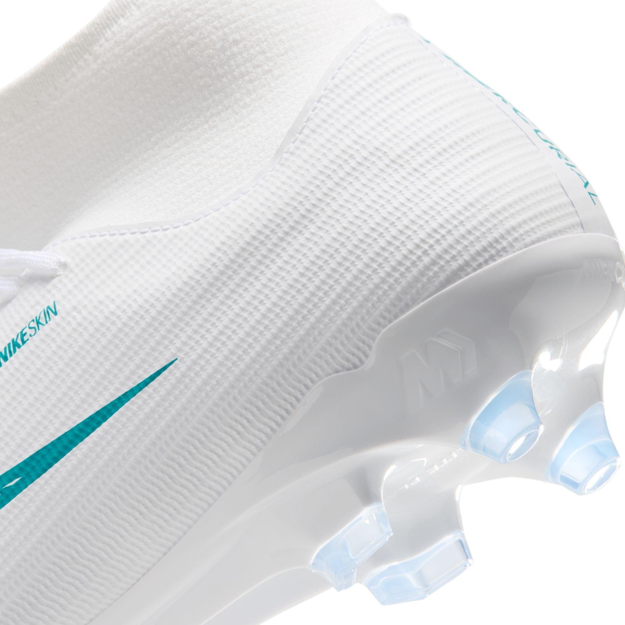 White/Cactus - Nike - Men's Superfly 11 Academy Firm Ground Football Boots - 9