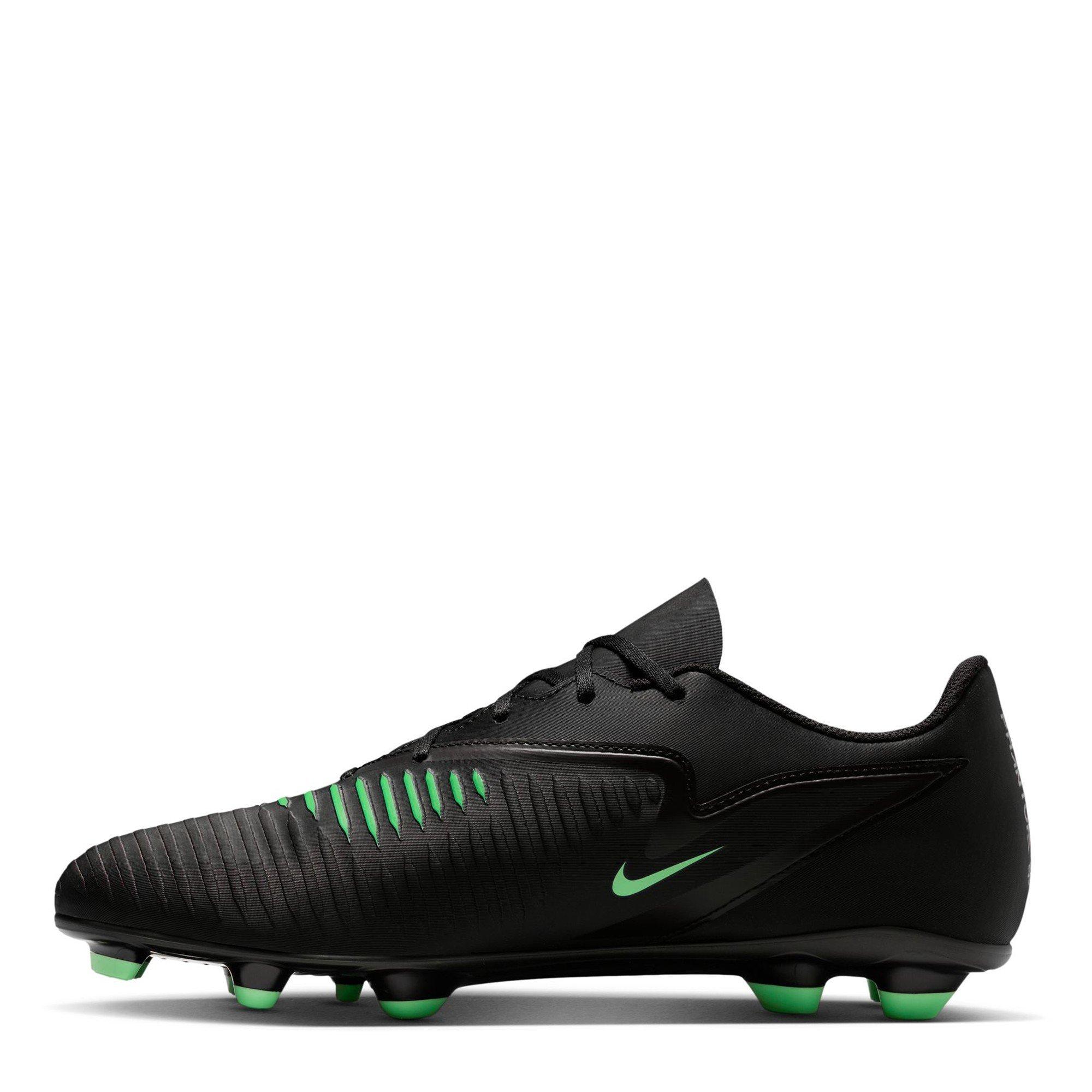 Black/Green - Nike - Phantom 6 Low Club Adults Firm Ground Football Boots - 2