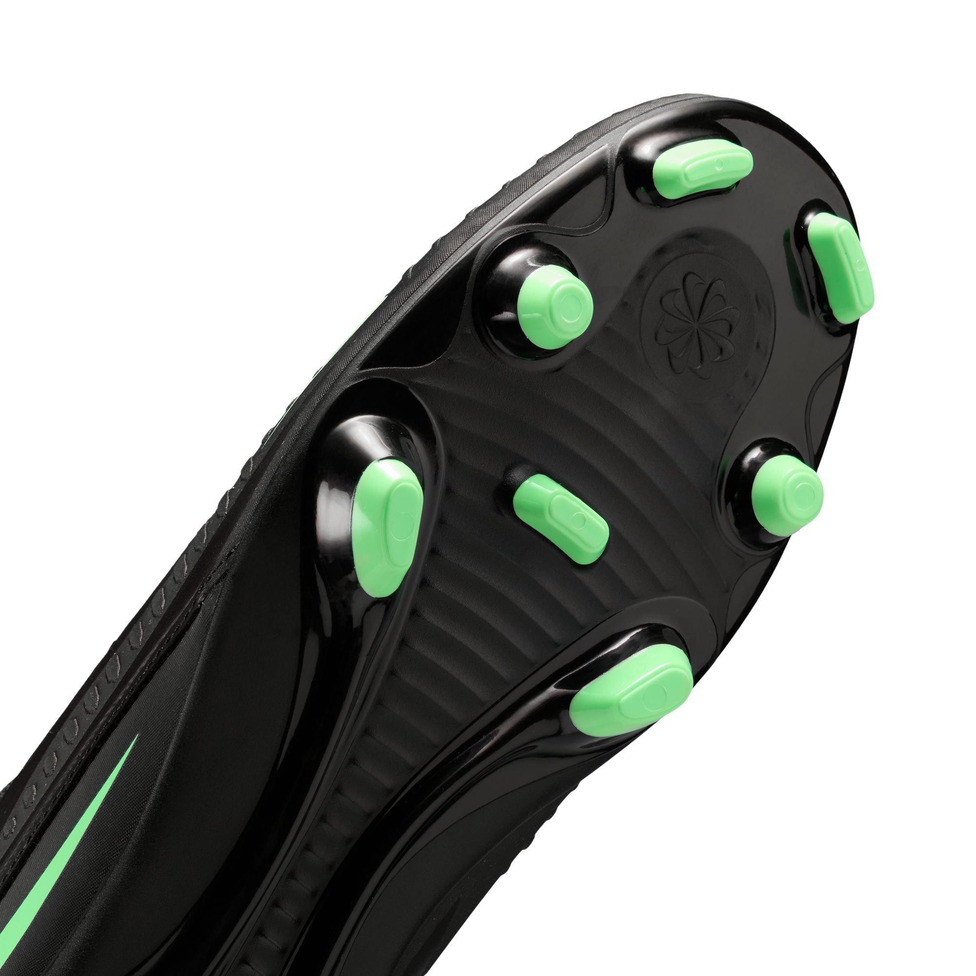 Black/Green - Nike - Phantom 6 Low Club Adults Firm Ground Football Boots - 9
