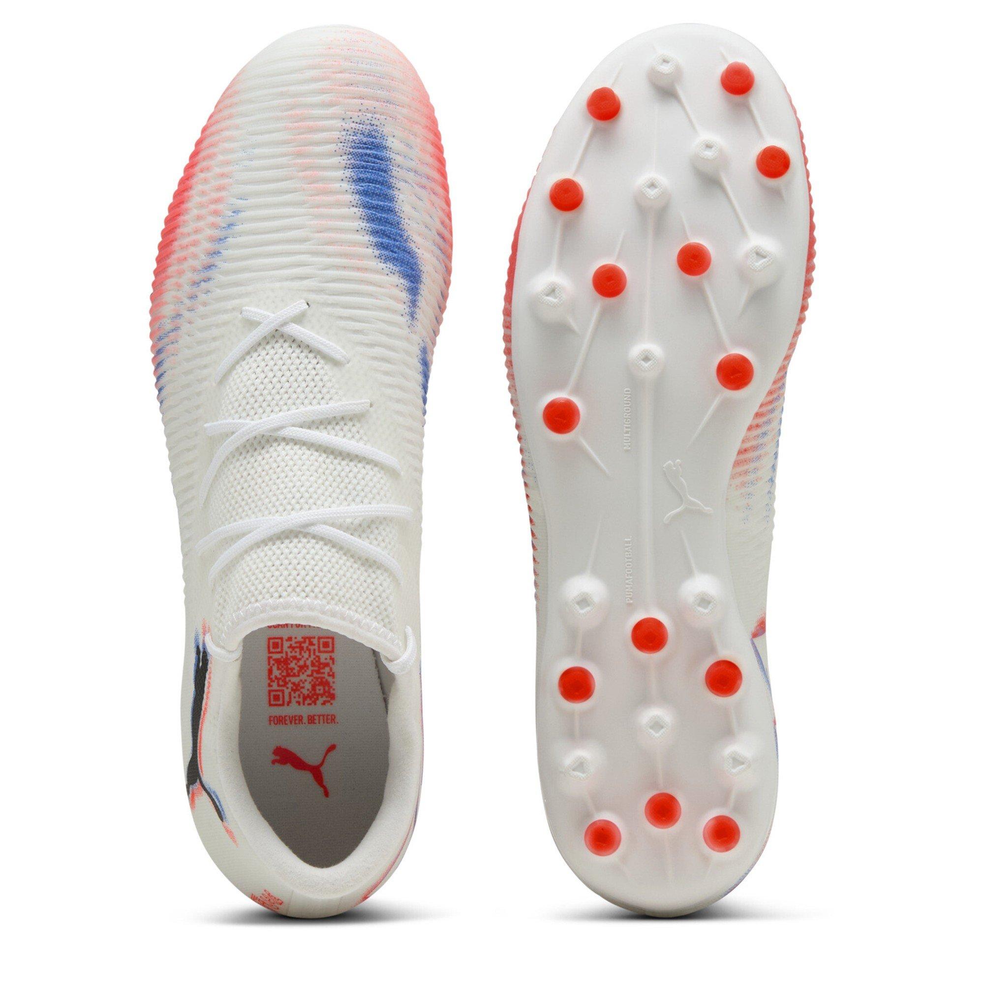 Puma White-Pu - Puma - Men's Future 8 Match Low Mg Firm Ground Football Boots - 3