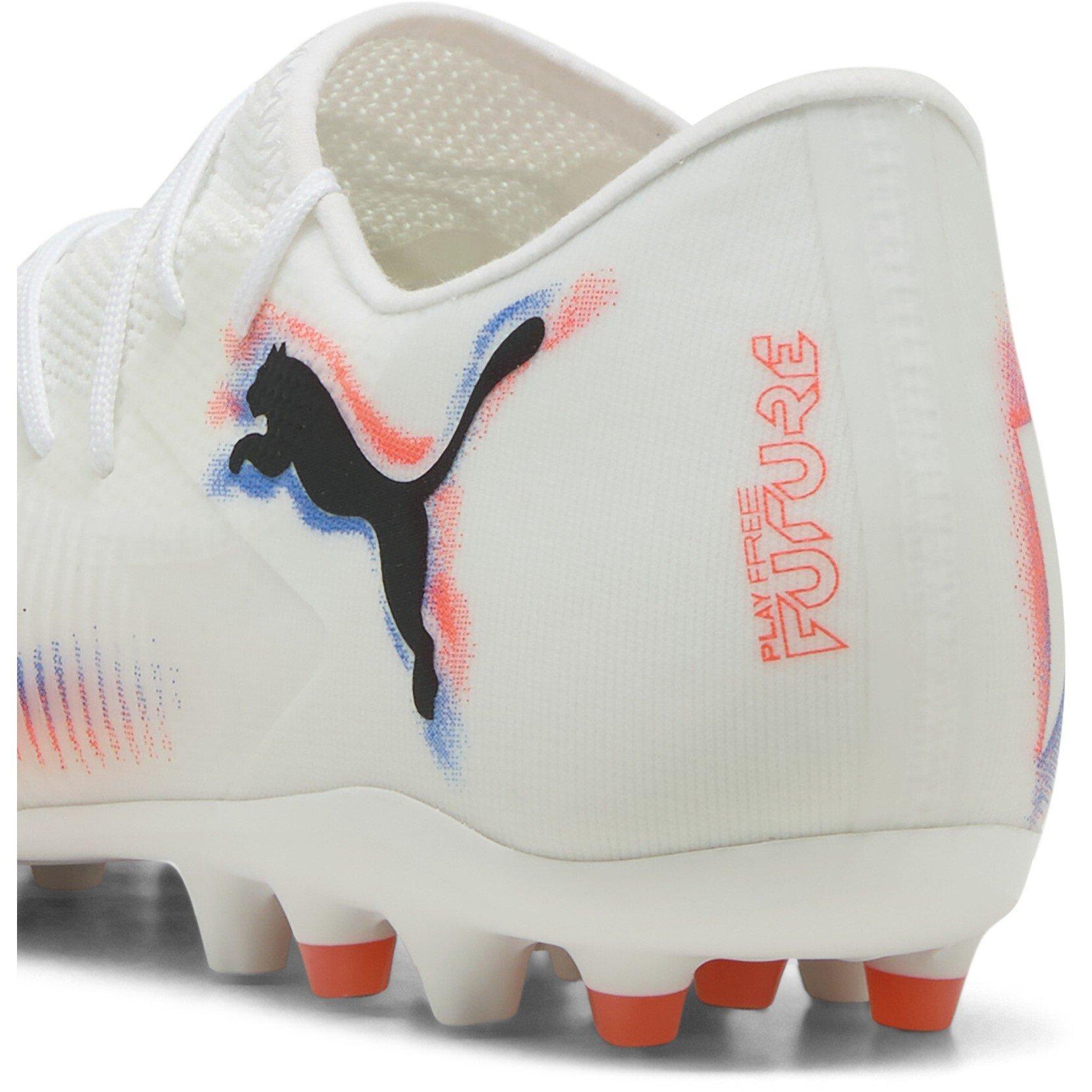 Puma White-Pu - Puma - Men's Future 8 Match Low Mg Firm Ground Football Boots - 5
