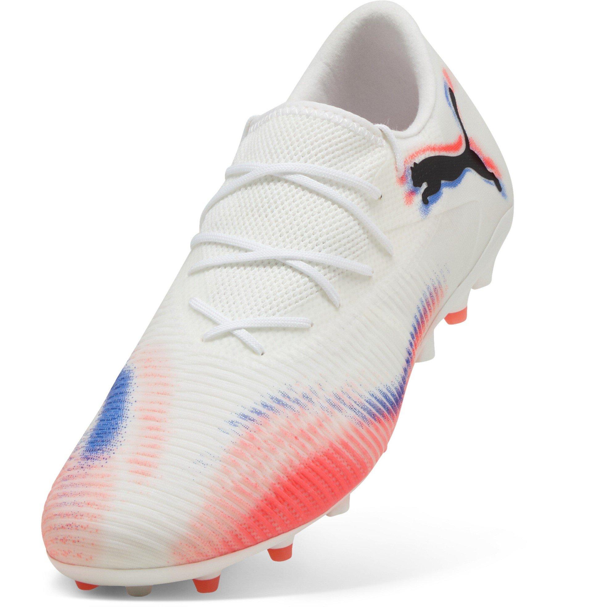 Puma White-Pu - Puma - Men's Future 8 Match Low Mg Firm Ground Football Boots - 6