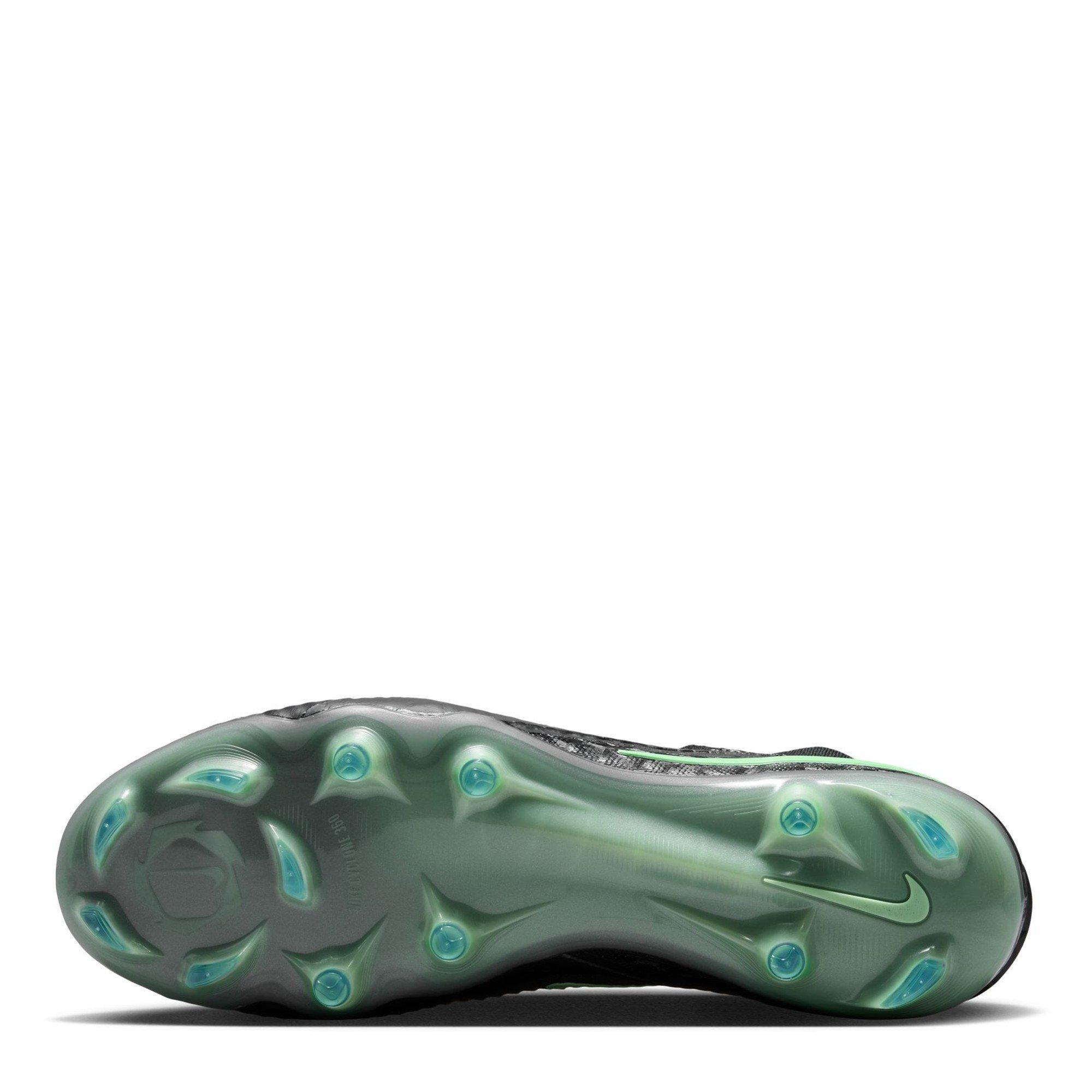 Black/Green - Nike - Phantom High 6 Elite Adults Firm Ground Football Boots - 3