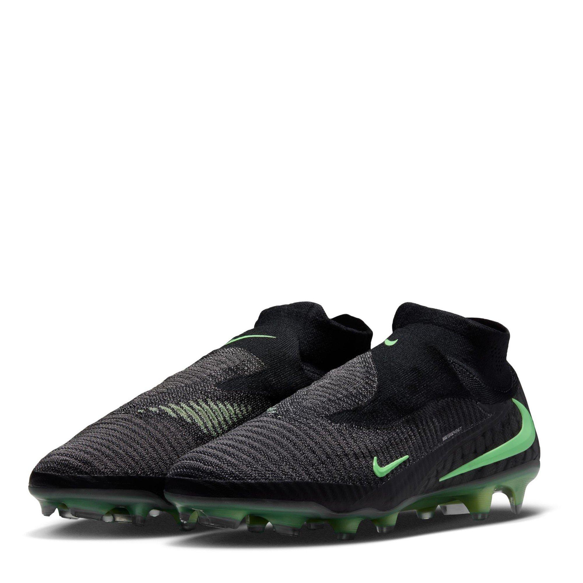 Black/Green - Nike - Phantom High 6 Elite Adults Firm Ground Football Boots - 4