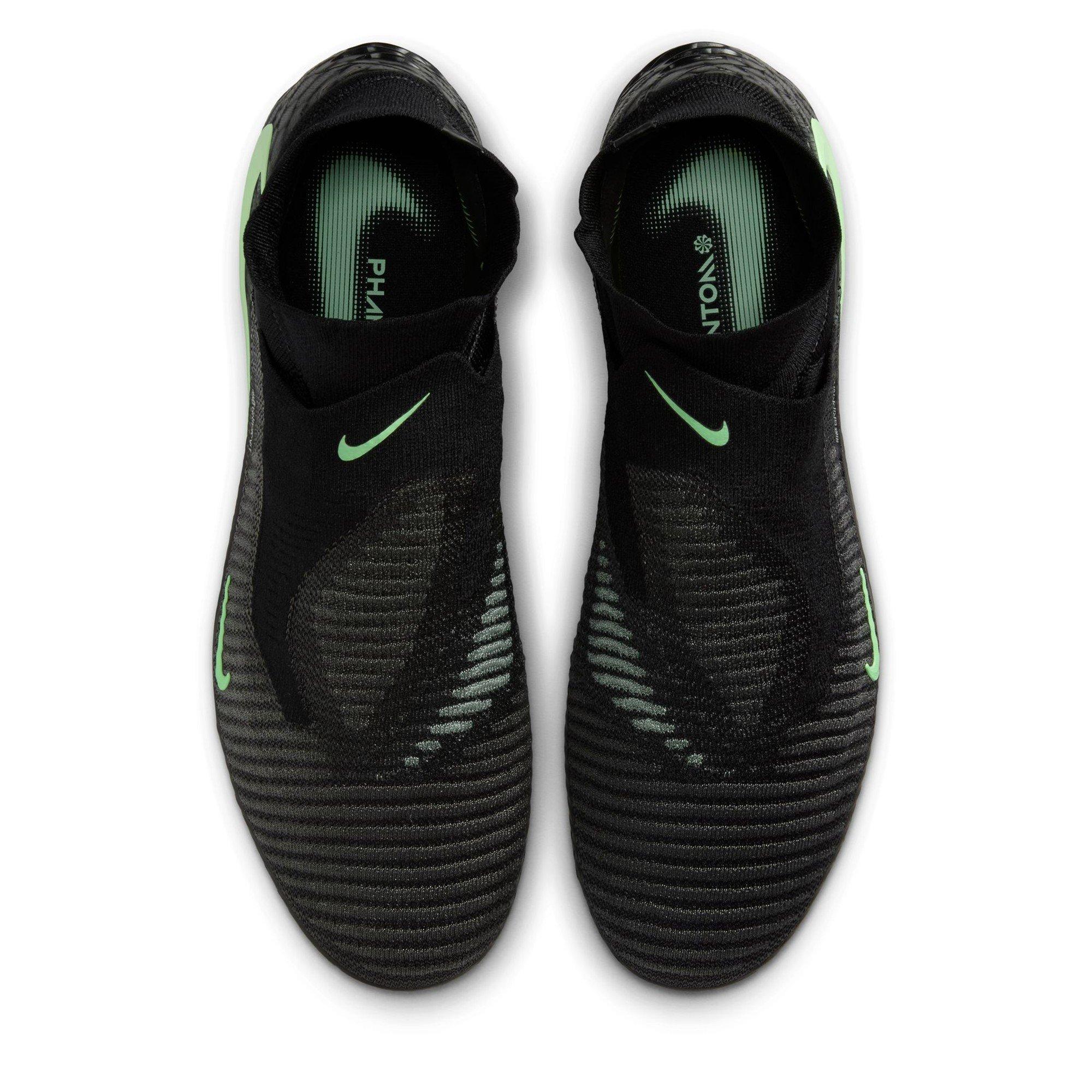 Black/Green - Nike - Phantom High 6 Elite Adults Firm Ground Football Boots - 6