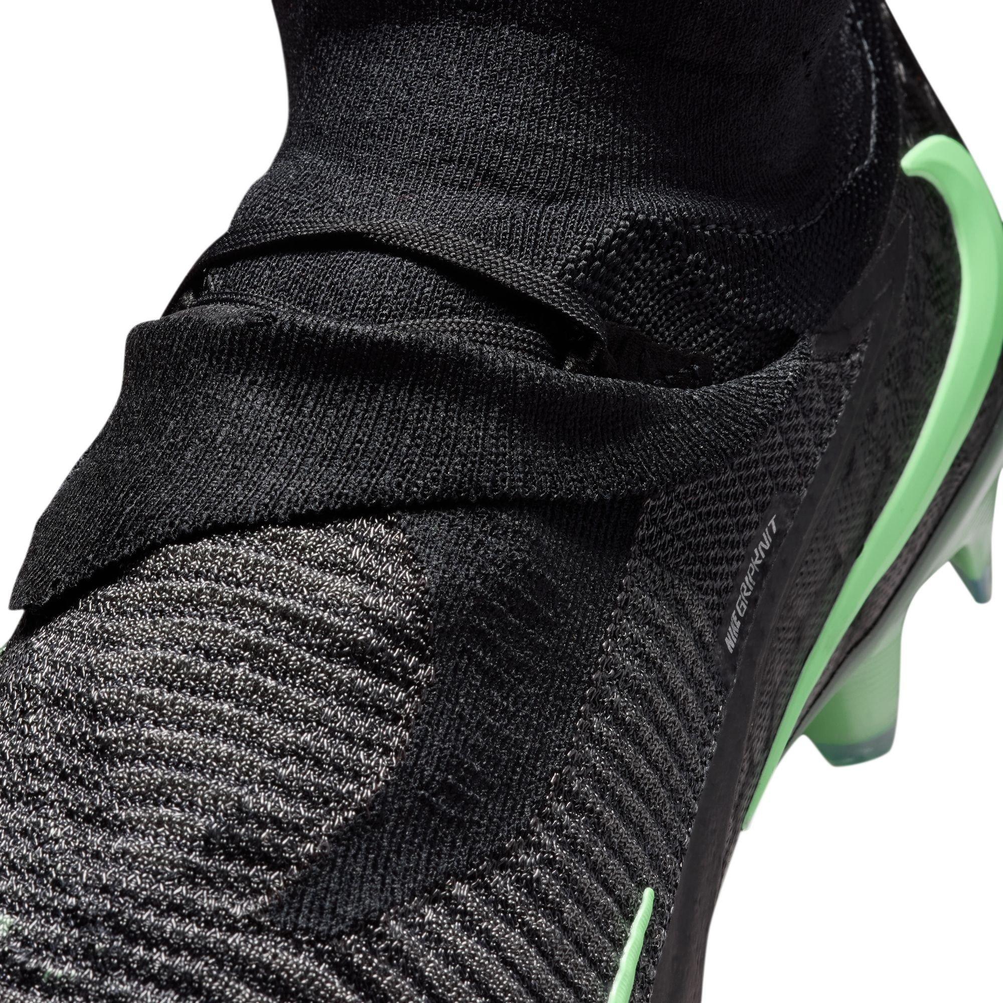 Black/Green - Nike - Phantom High 6 Elite Adults Firm Ground Football Boots - 8