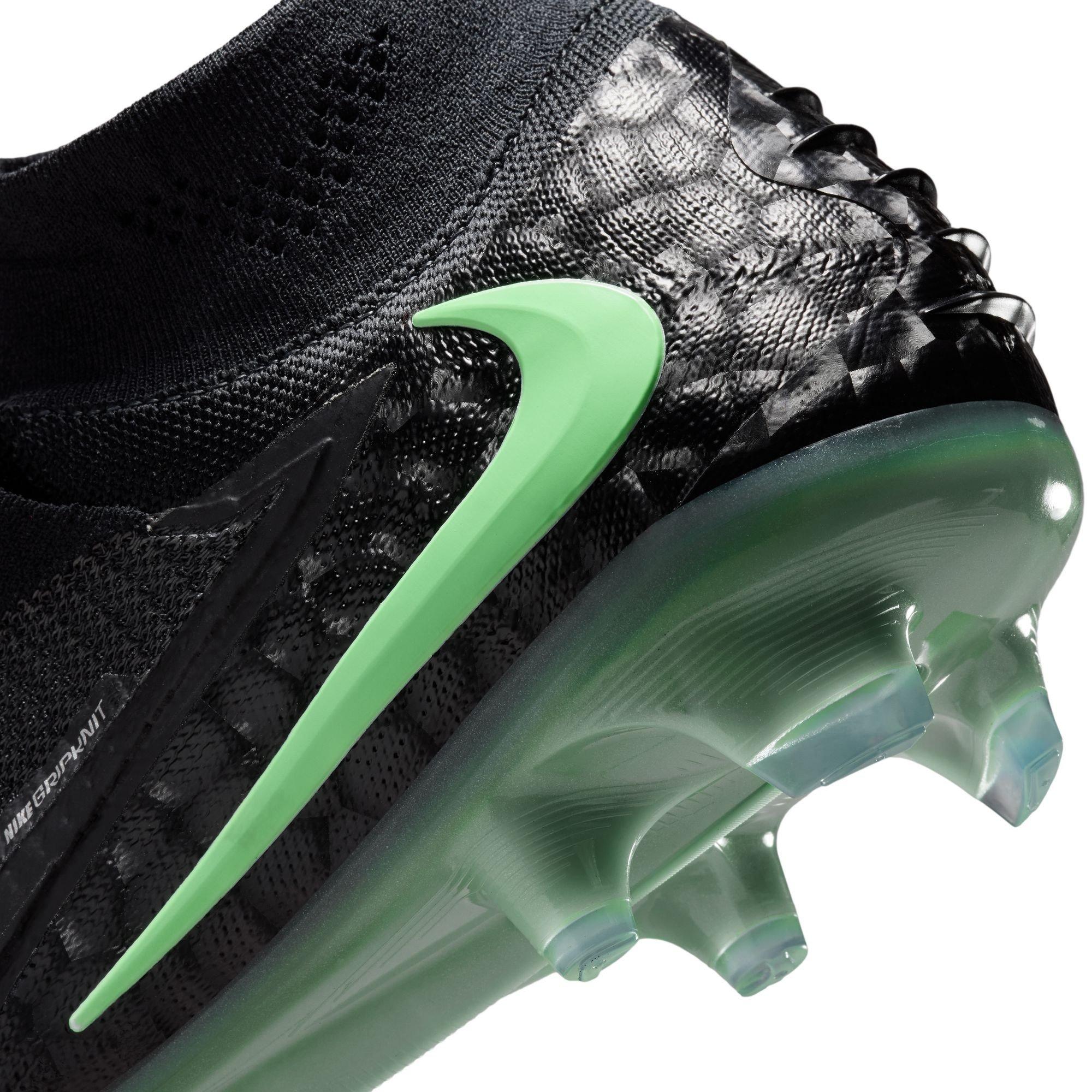 Black/Green - Nike - Phantom High 6 Elite Adults Firm Ground Football Boots - 9