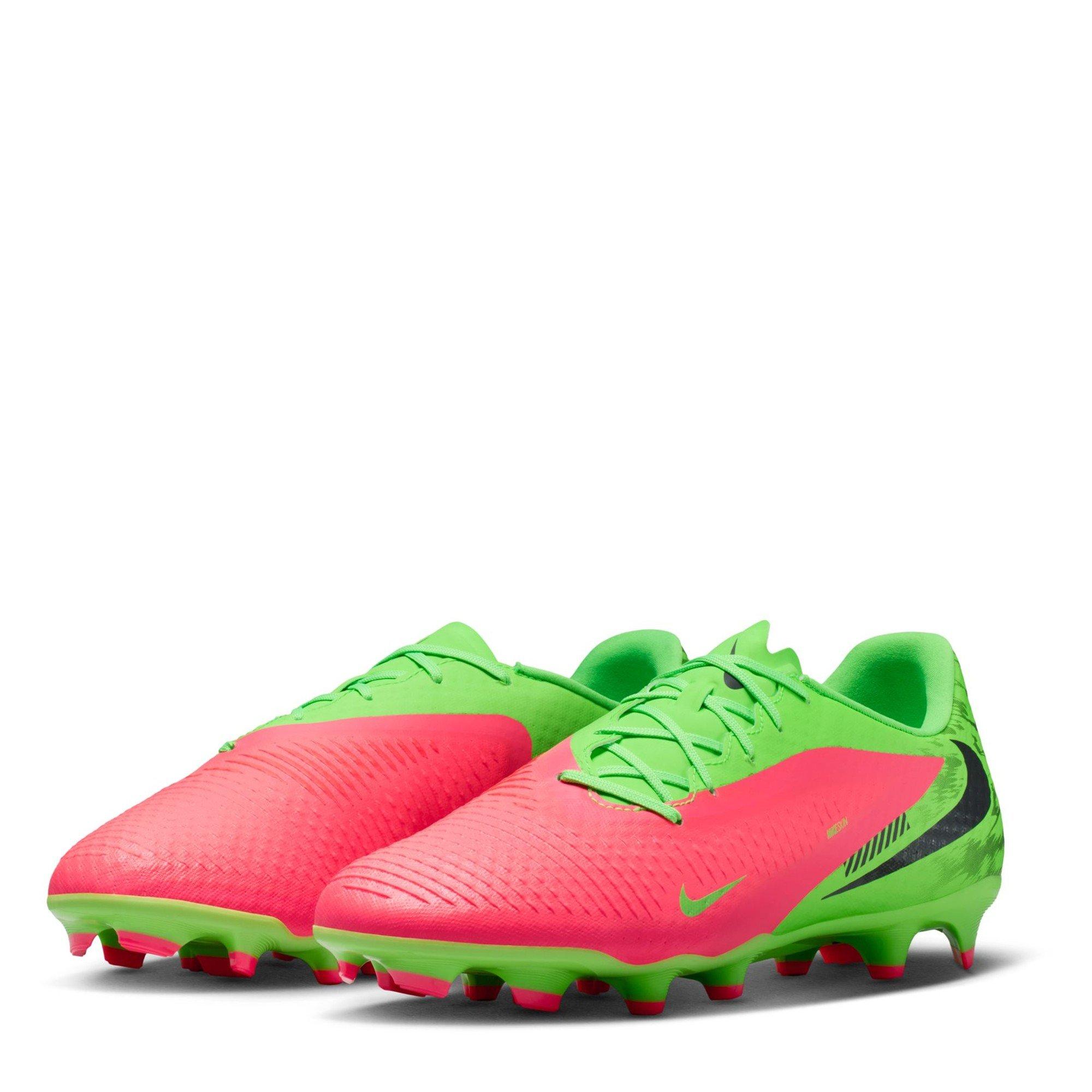 H.Punch/Blk-Grn - Nike - Men's Phan 6 Firm Ground Football Boots - 4