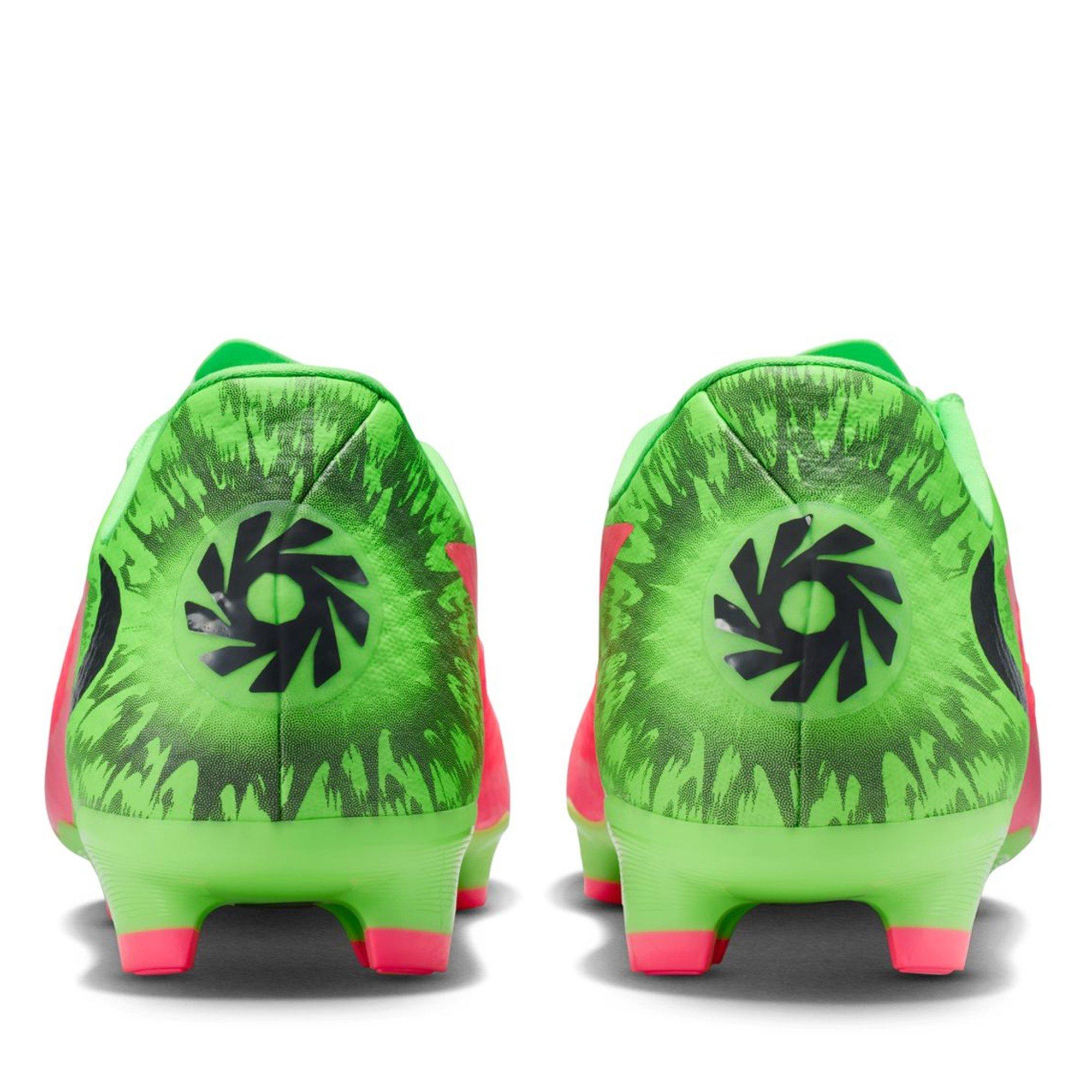 H.Punch/Blk-Grn - Nike - Men's Phan 6 Firm Ground Football Boots - 5