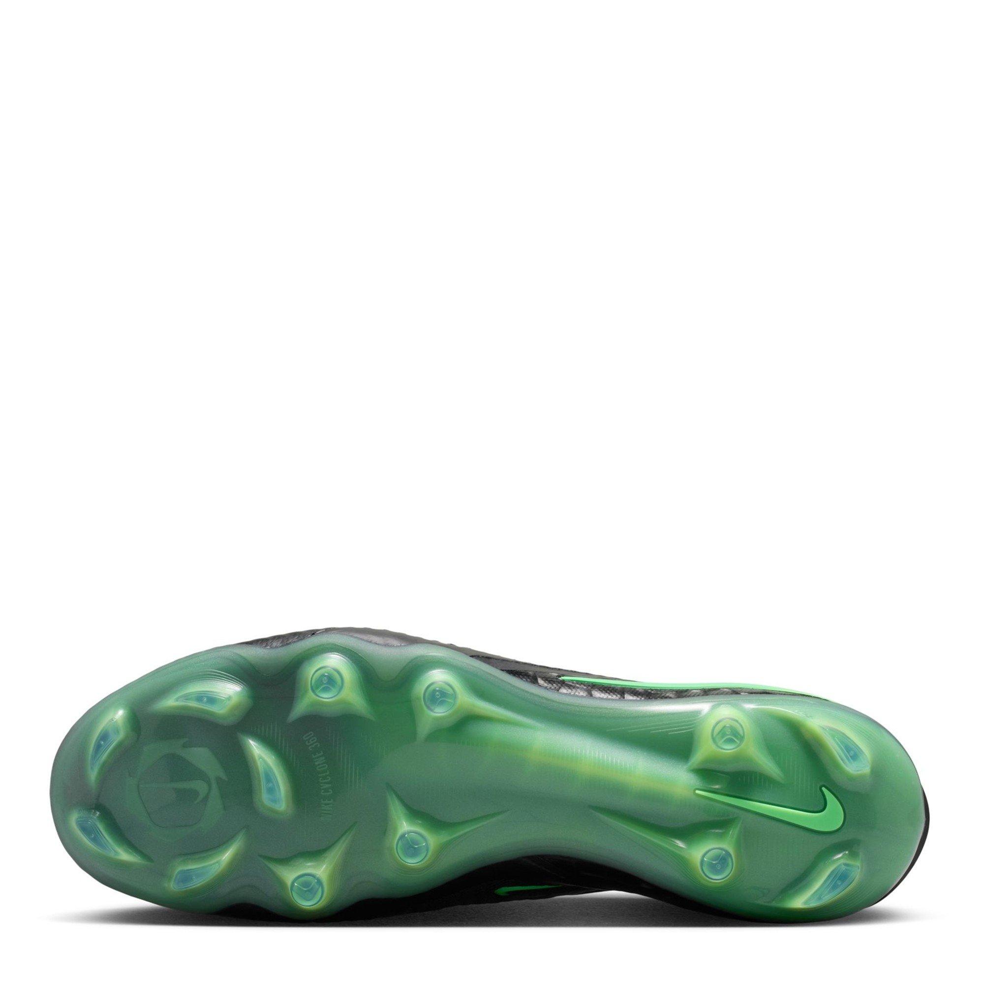 Black/Green - Nike - Phantom 6 Low Elite Adults Firm Ground Football Boots - 4