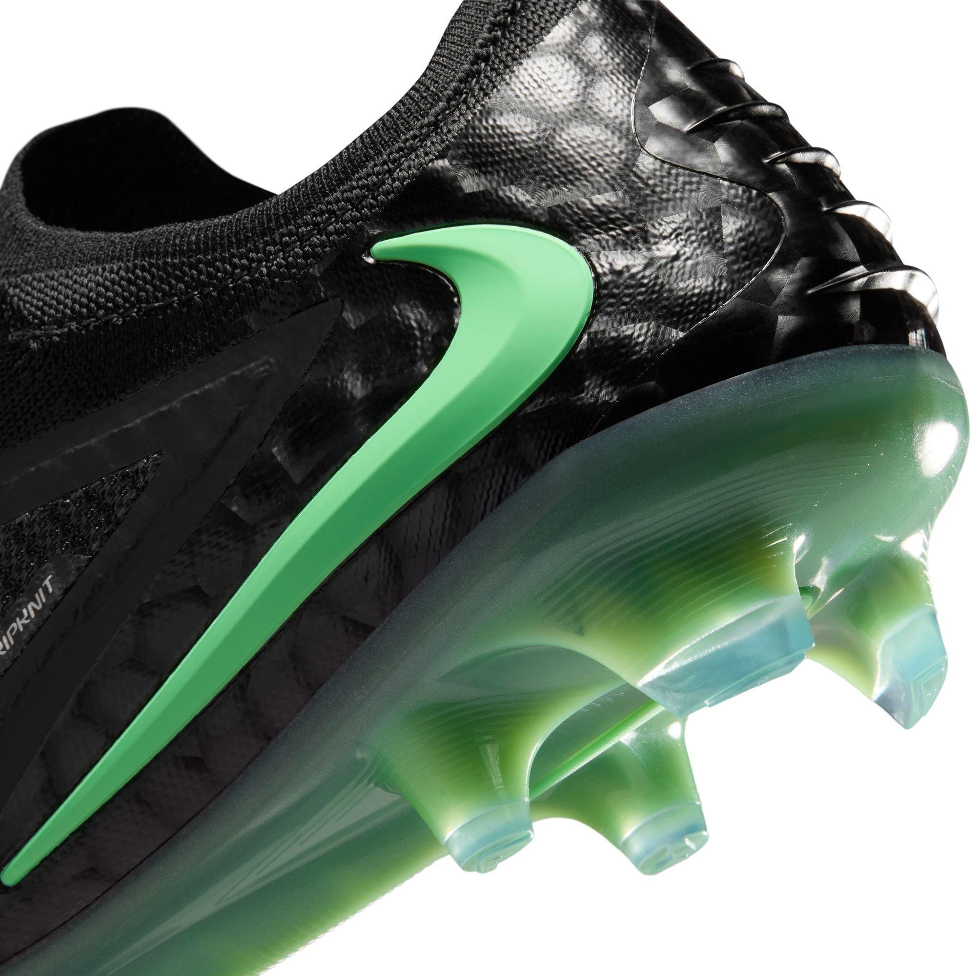 Black/Green - Nike - Phantom 6 Low Elite Adults Firm Ground Football Boots - 9