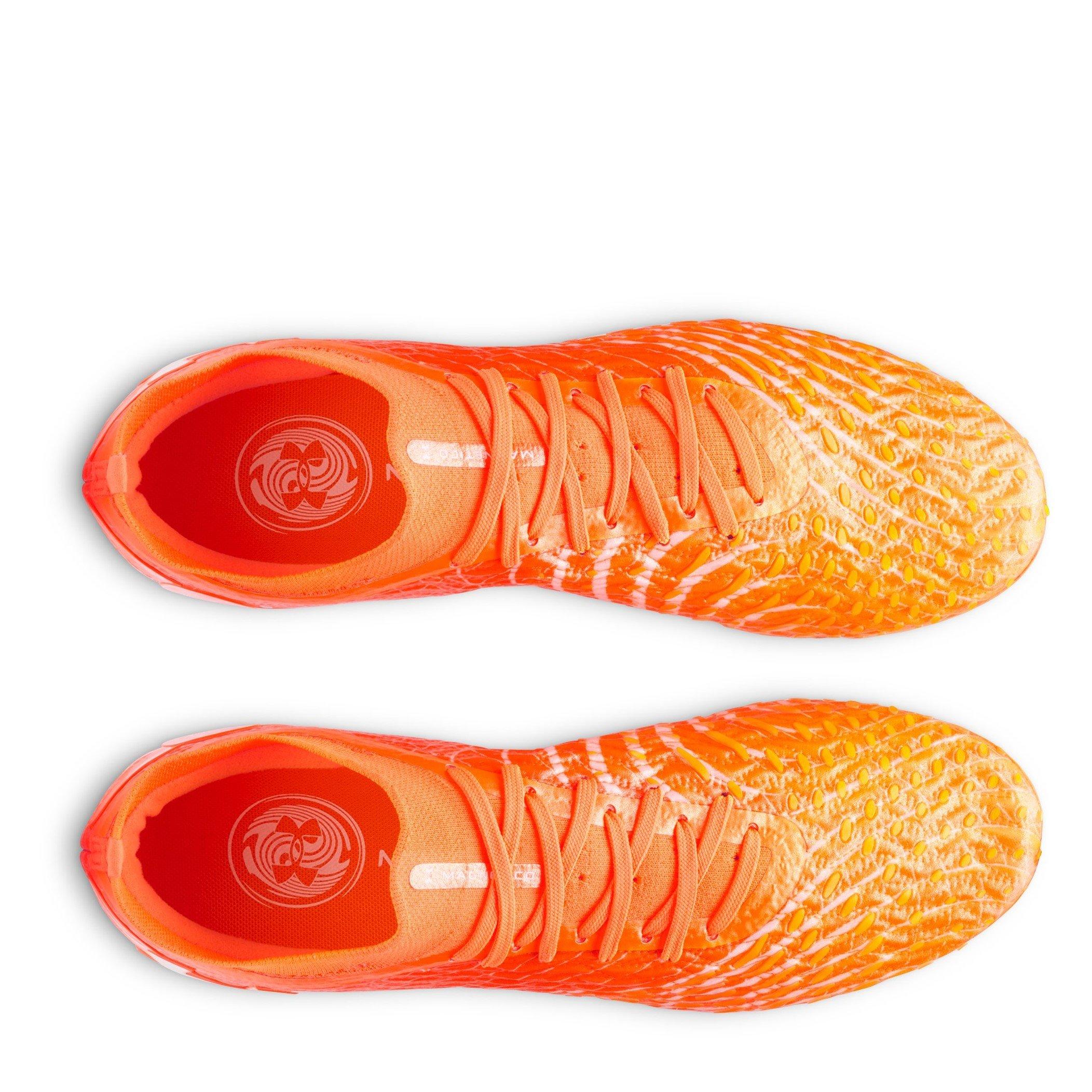 Orange/White - Under Armour - Magnetico Elite Adults Firm Ground Football Boots - 4