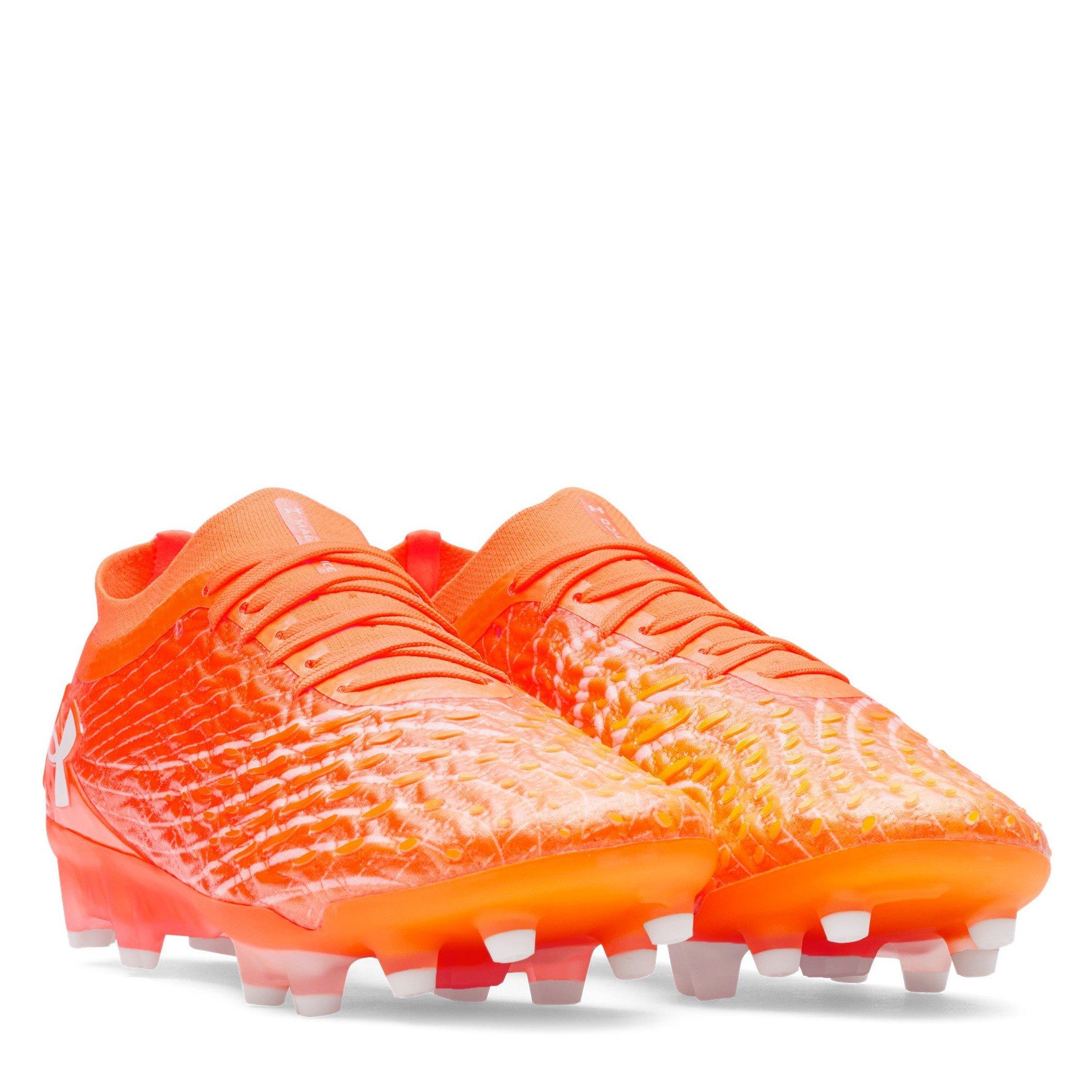 Orange/White - Under Armour - Magnetico Elite Adults Firm Ground Football Boots - 5
