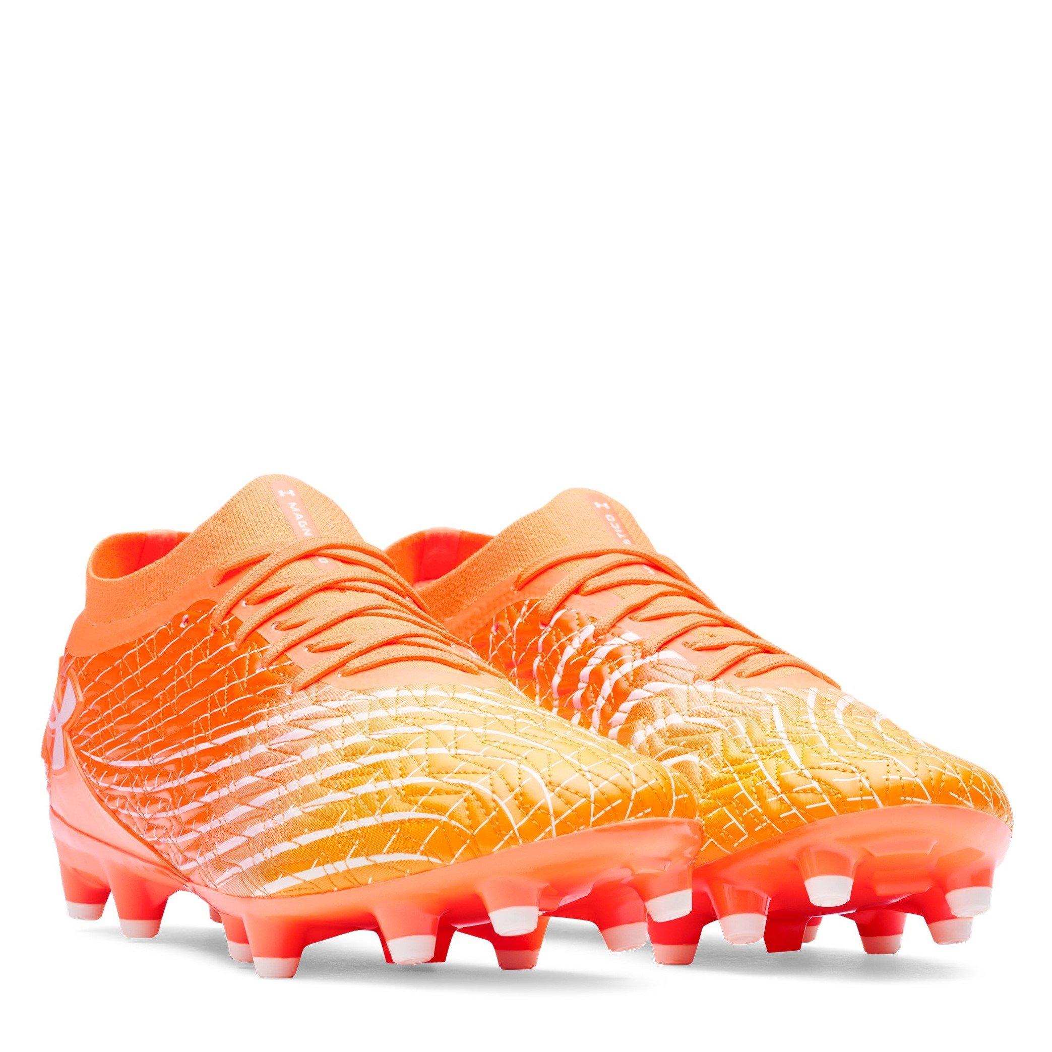 Orange/Weiß - Under Armour - Magnetico Pro Adults Firm Ground Football Boots - 5