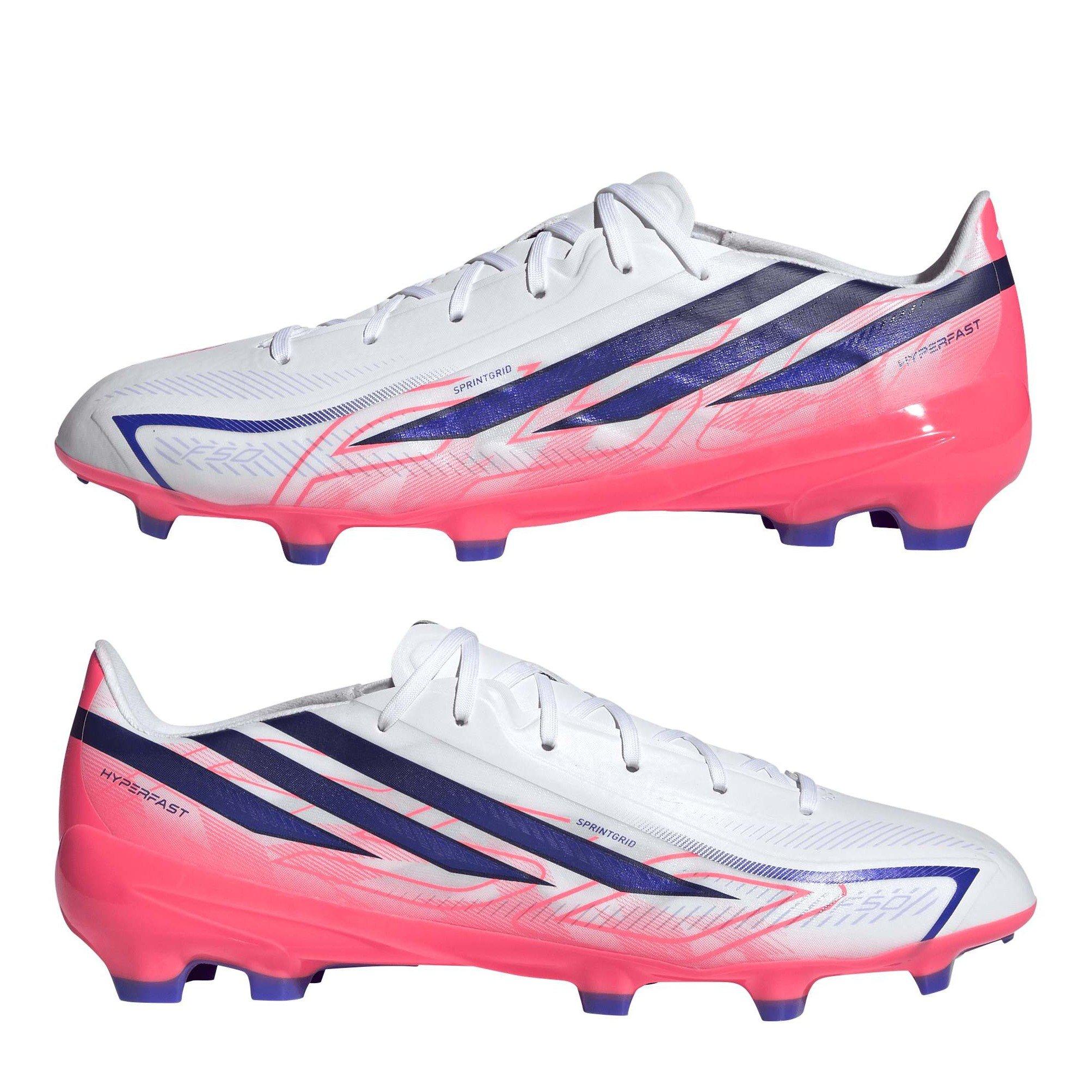 White/Purple - adidas - F50 Hyperfast League Firm Ground Boots - 11