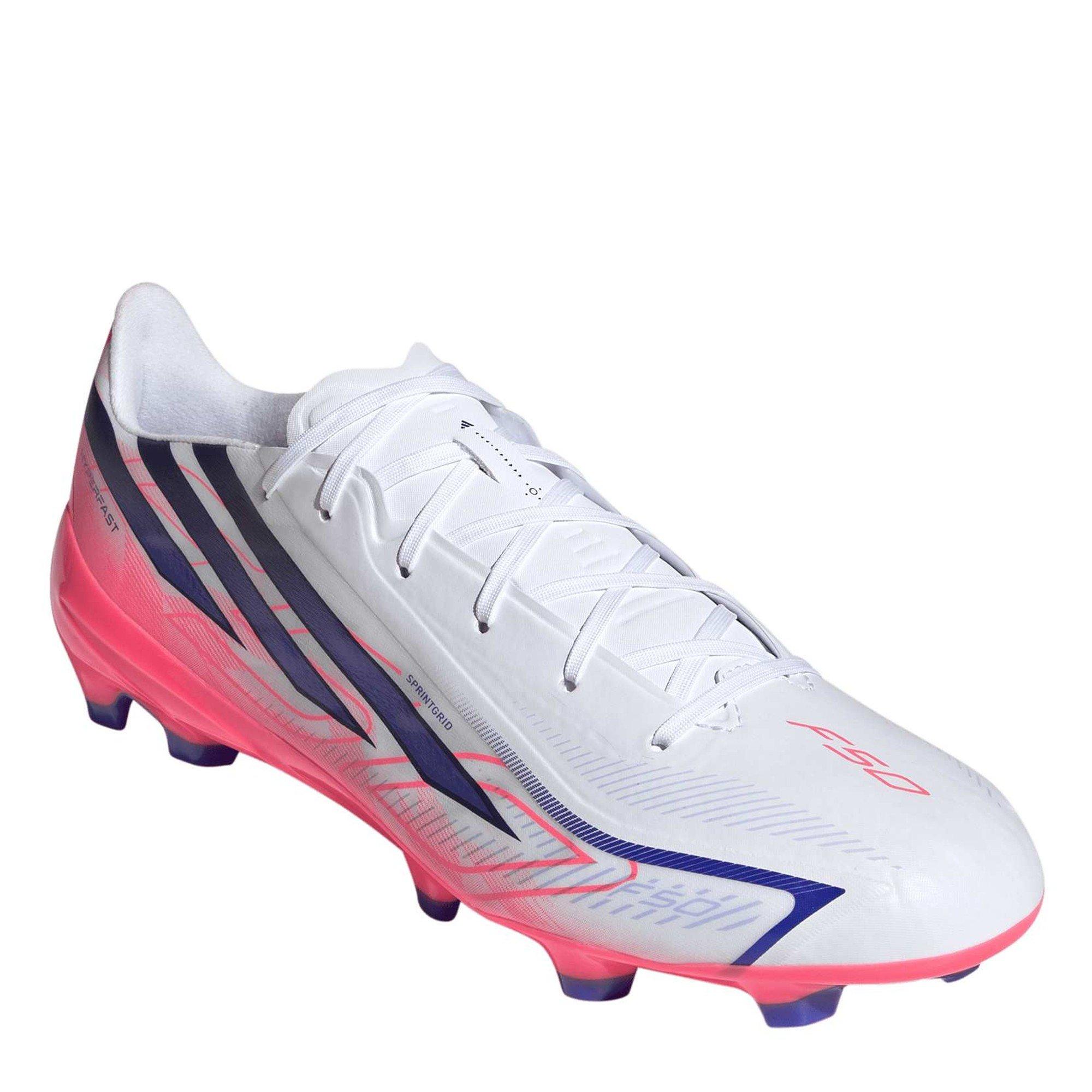 White/Purple - adidas - F50 Hyperfast League Firm Ground Boots - 4