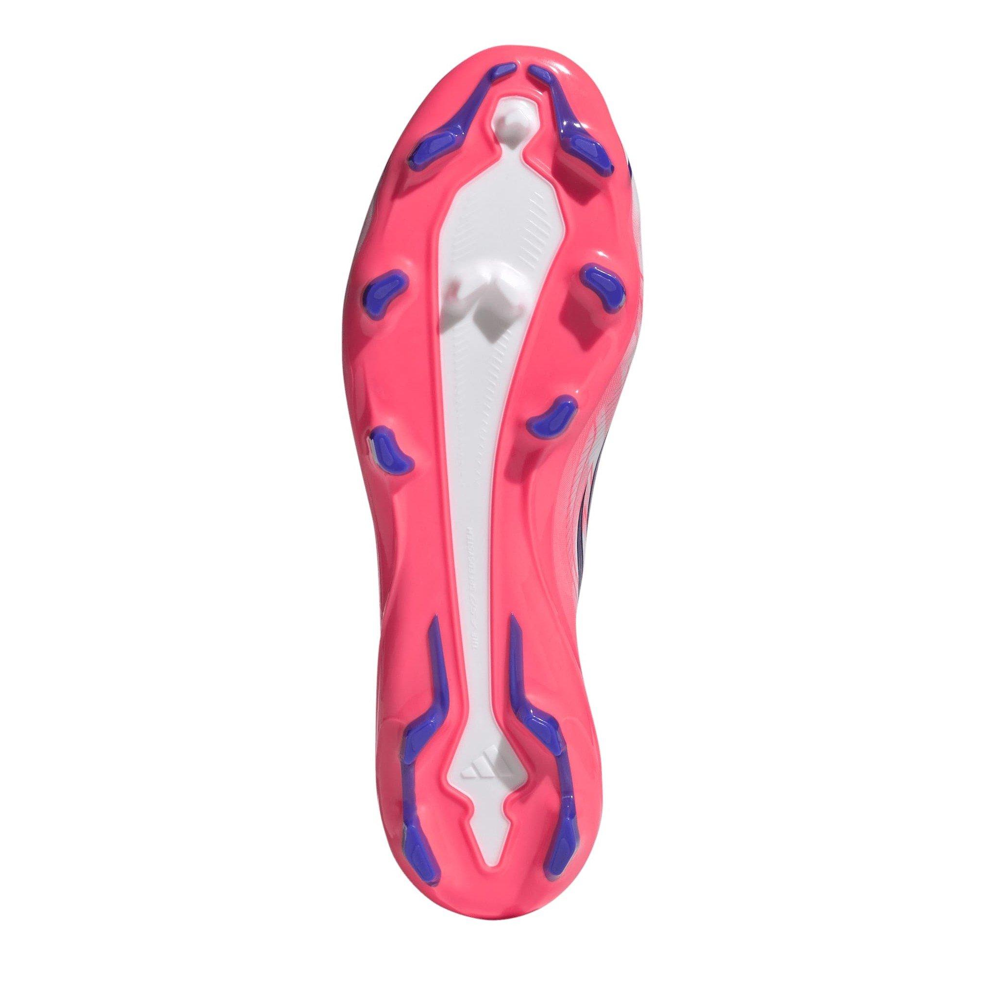 White/Purple - adidas - F50 Hyperfast League Firm Ground Boots - 8