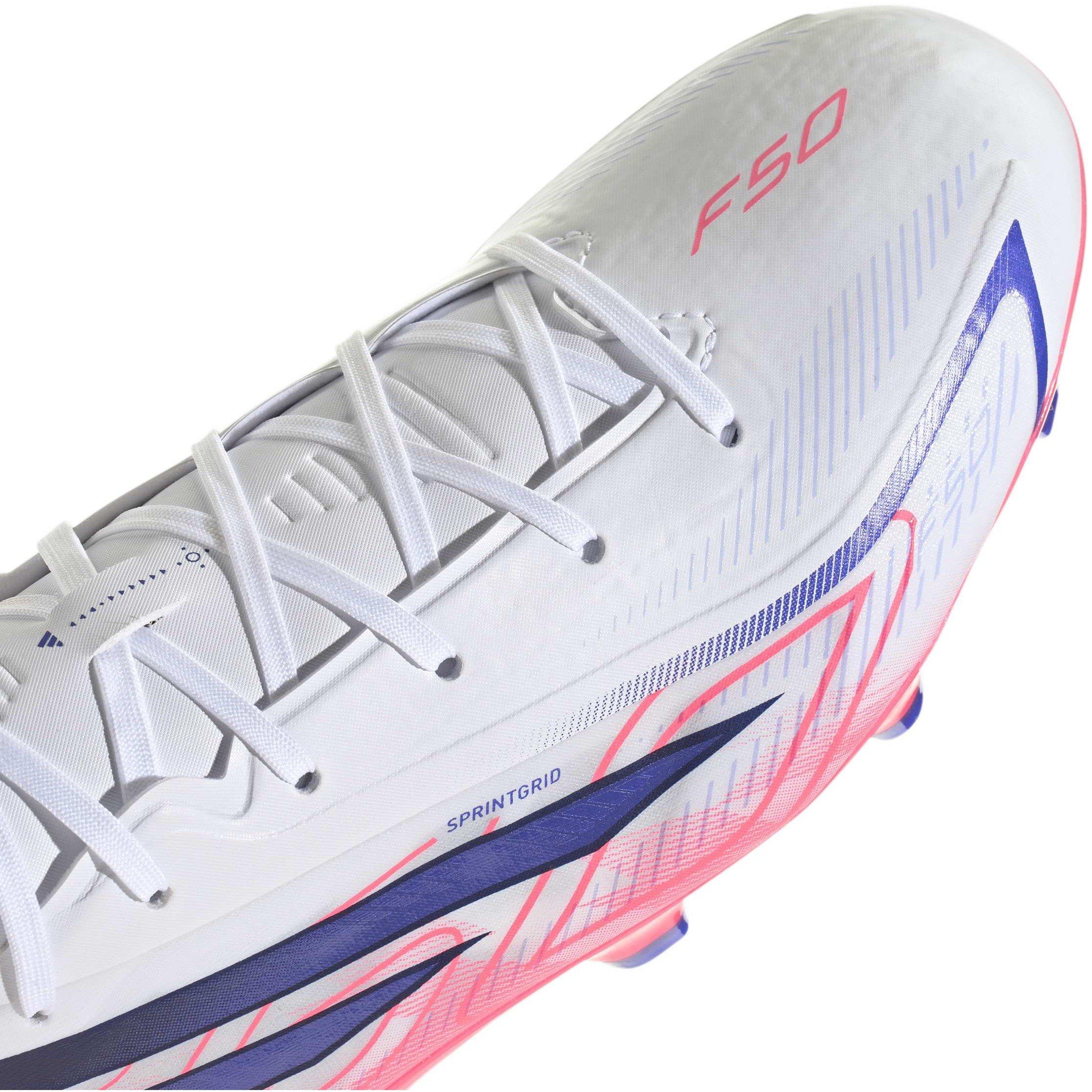 White/Purple - adidas - F50 Hyperfast League Firm Ground Boots - 10