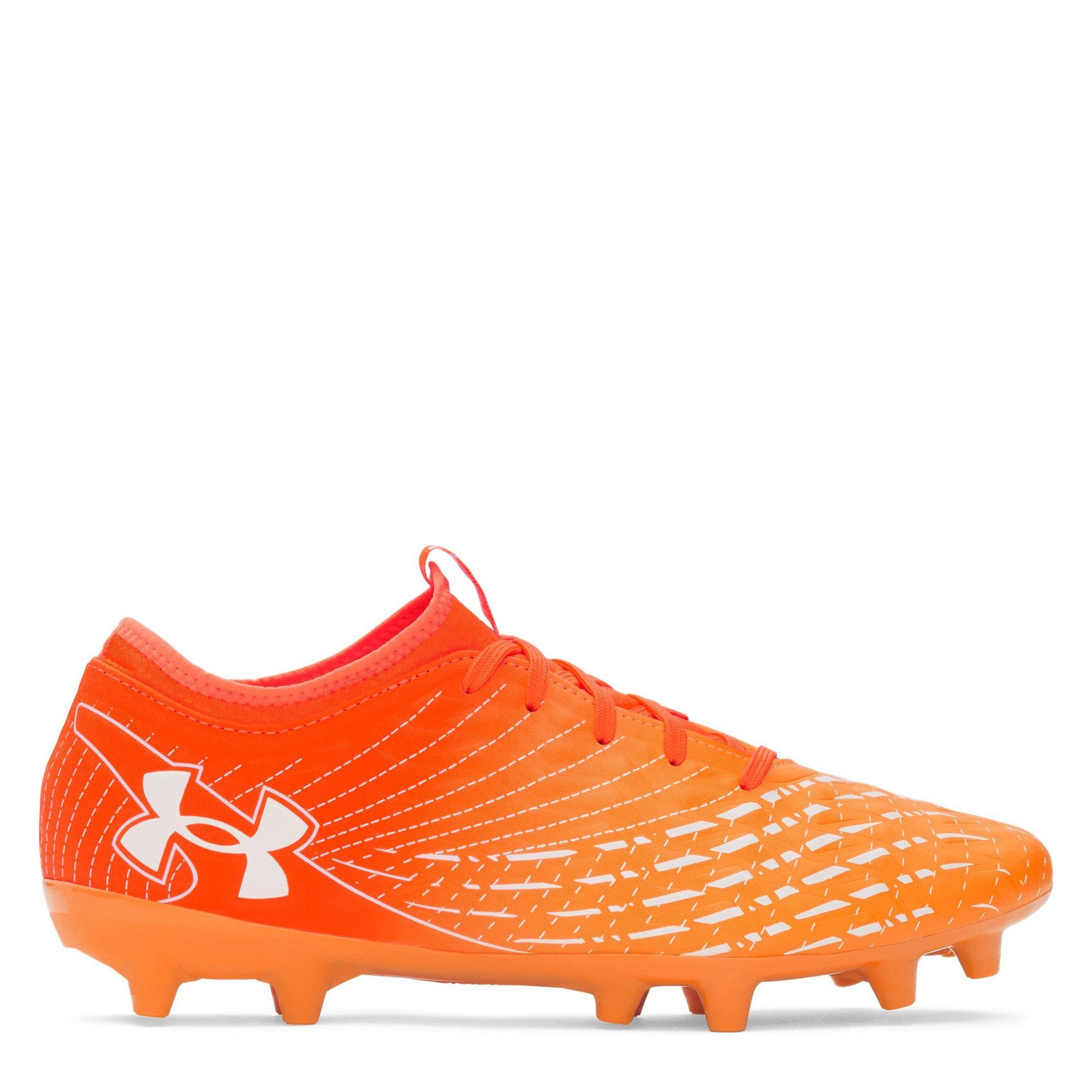 Under Armour Men's Magnetico Select Adults Firm Ground Football Boots - Orange/White - 11 (46)