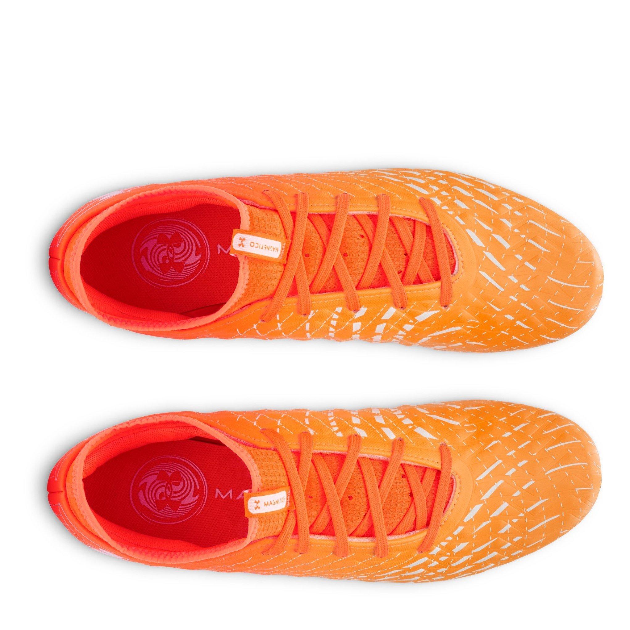 Orange/Weiß - Under Armour - Magnetico Select Adults Firm Ground Football Boots - 4