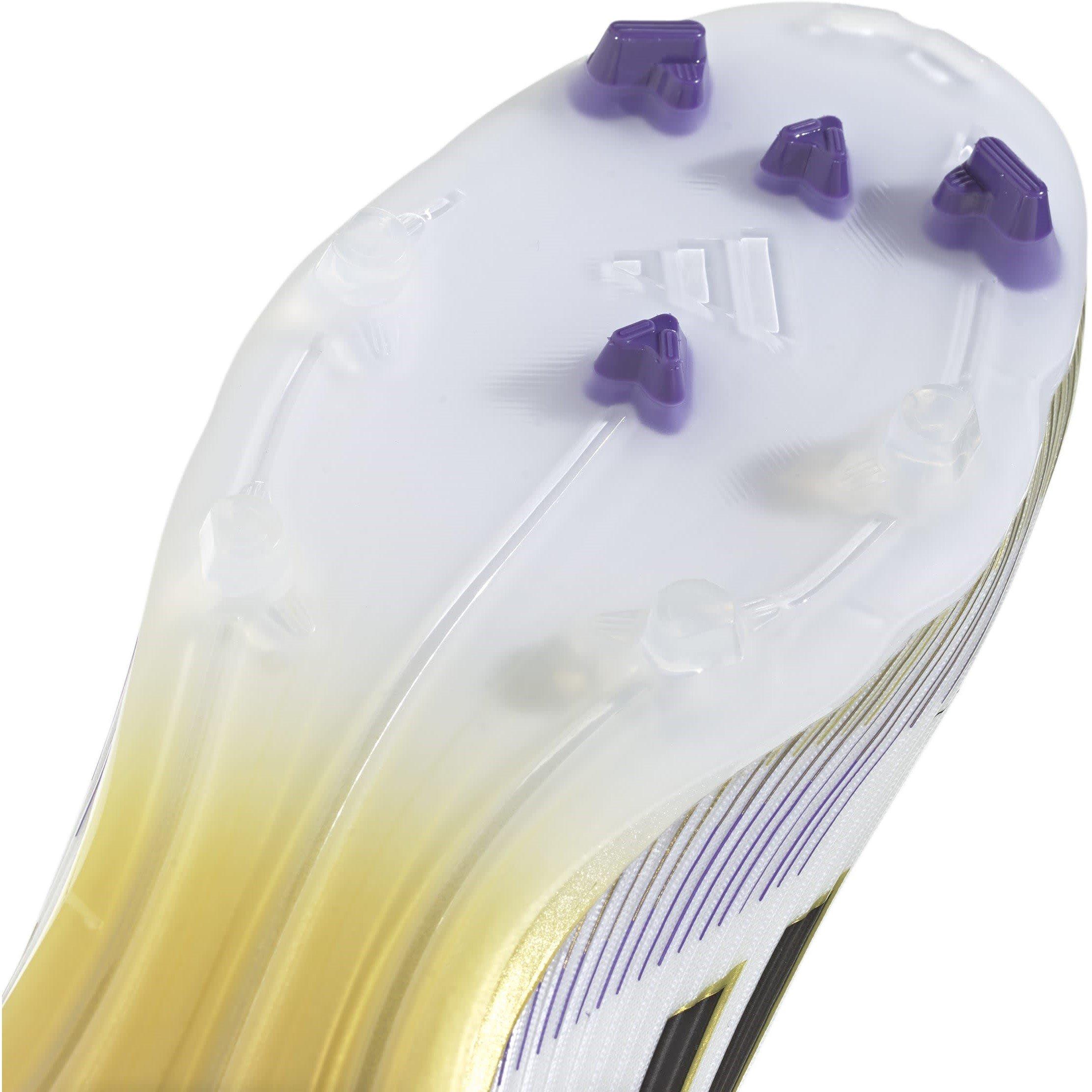 White/Blk/Gold - adidas - F50 League Mens Firm Ground Football Boots - 7