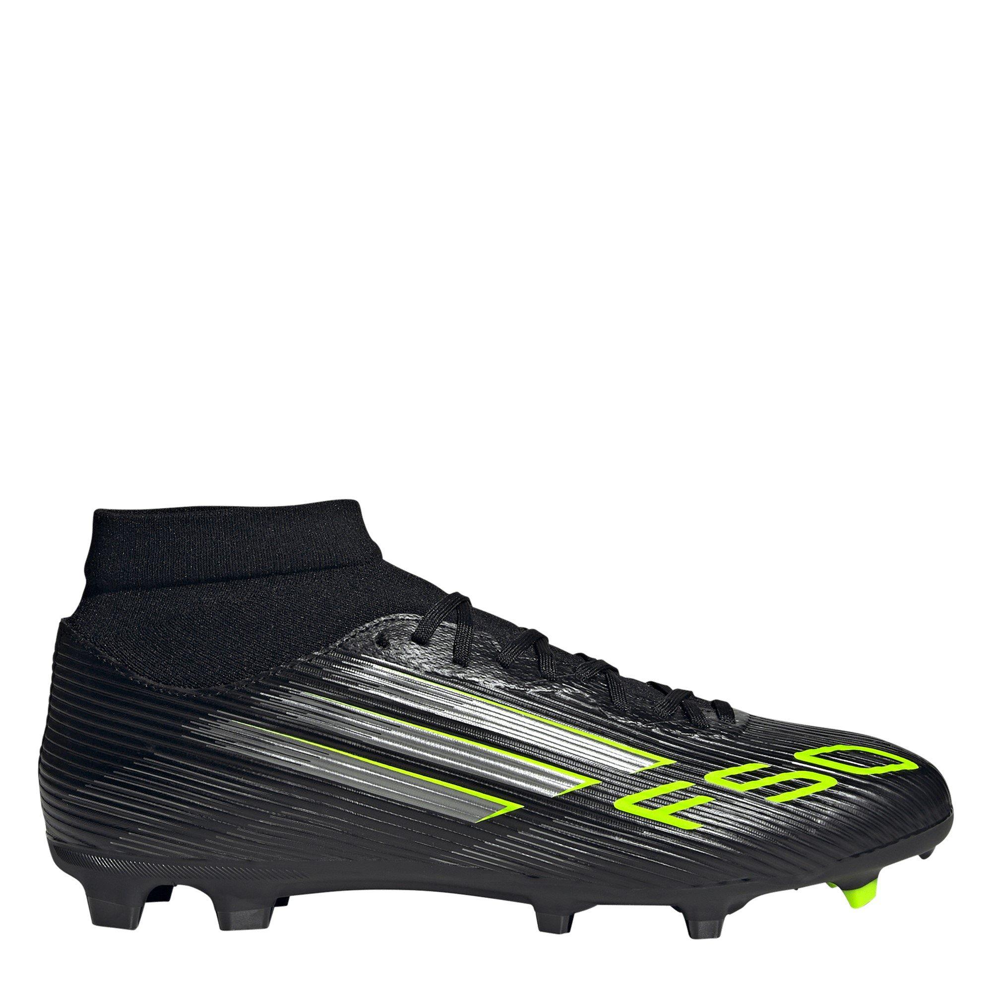 Adidas Men's F50 League Firm Ground Football Boots - Black/Lemon - 6.5 (40)